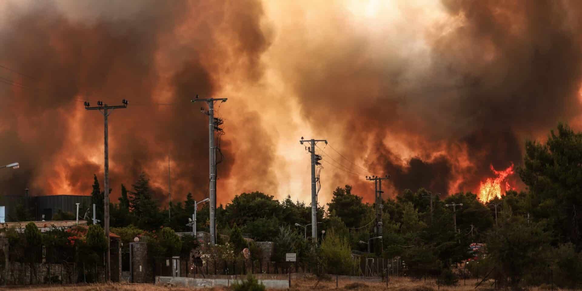 Η καταστροφική πυρκαγιά της Βαρυμπόμπης τον Αύγουστο του 2021