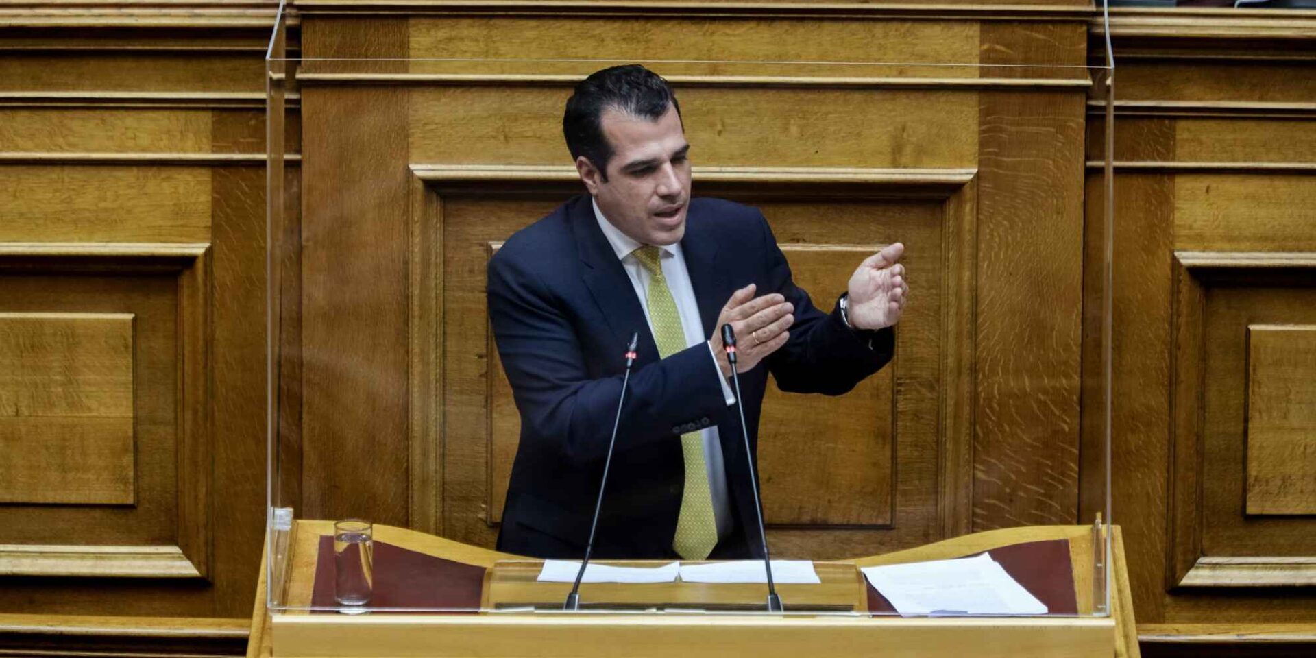 Ο υπουργός Υγείας Θάνος Πλεύρης