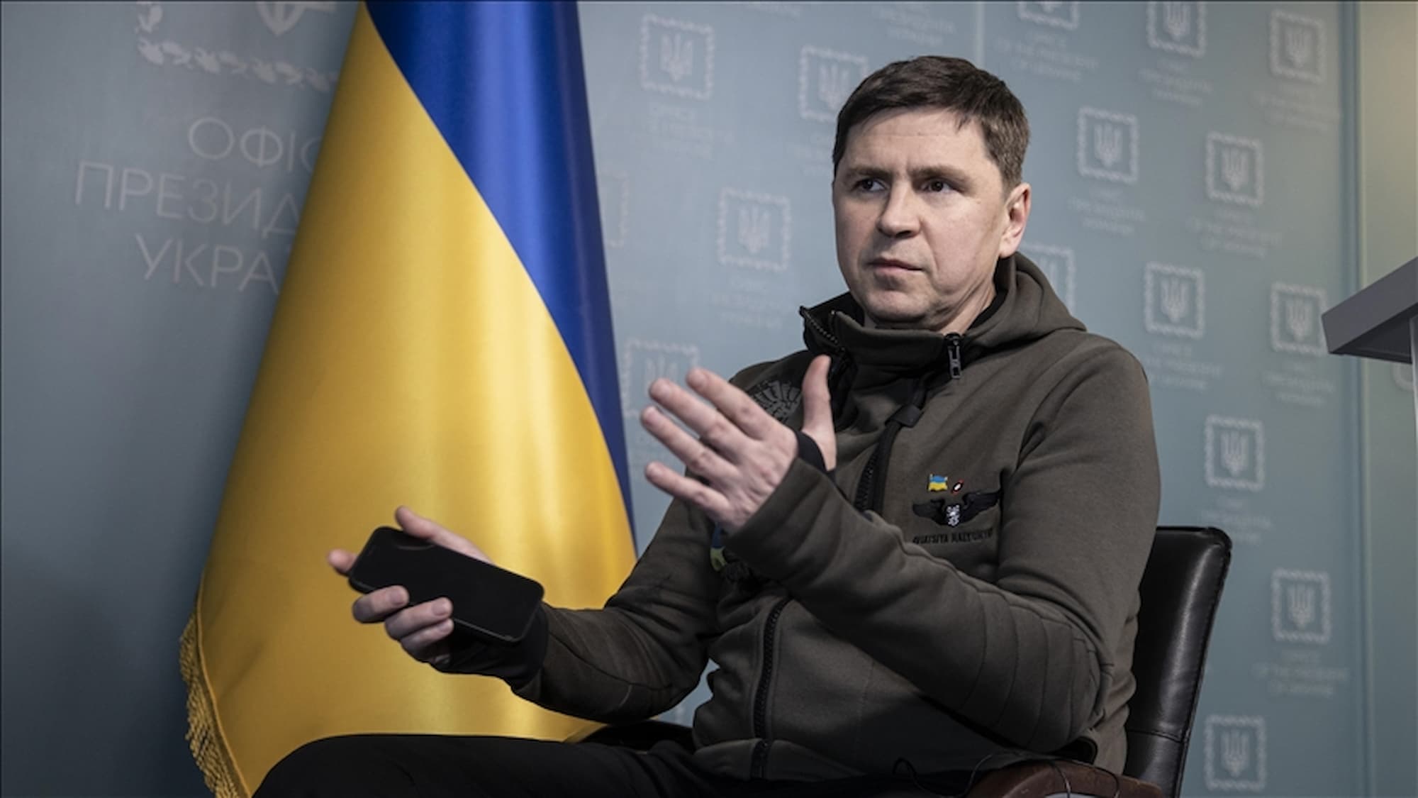 Ο Μιχαΐλο Ποντολιάκ στην Ουκρανία