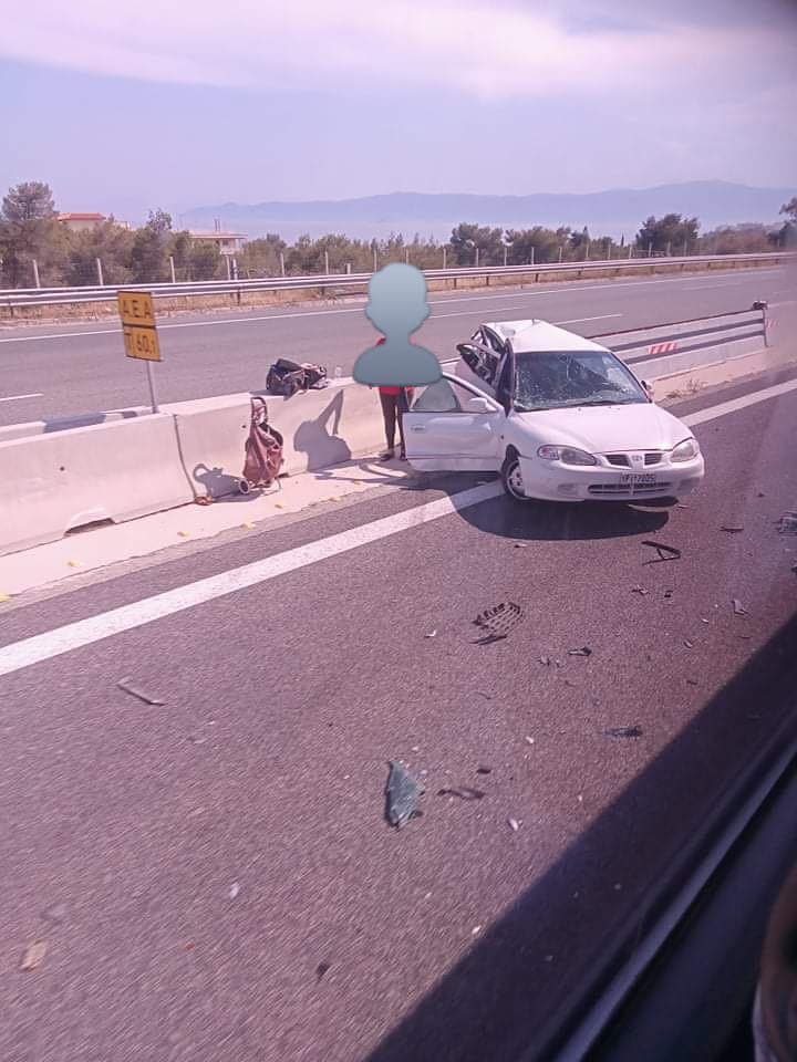 Τροχαίο στην εθνική Αθηνών - Κορίνθου