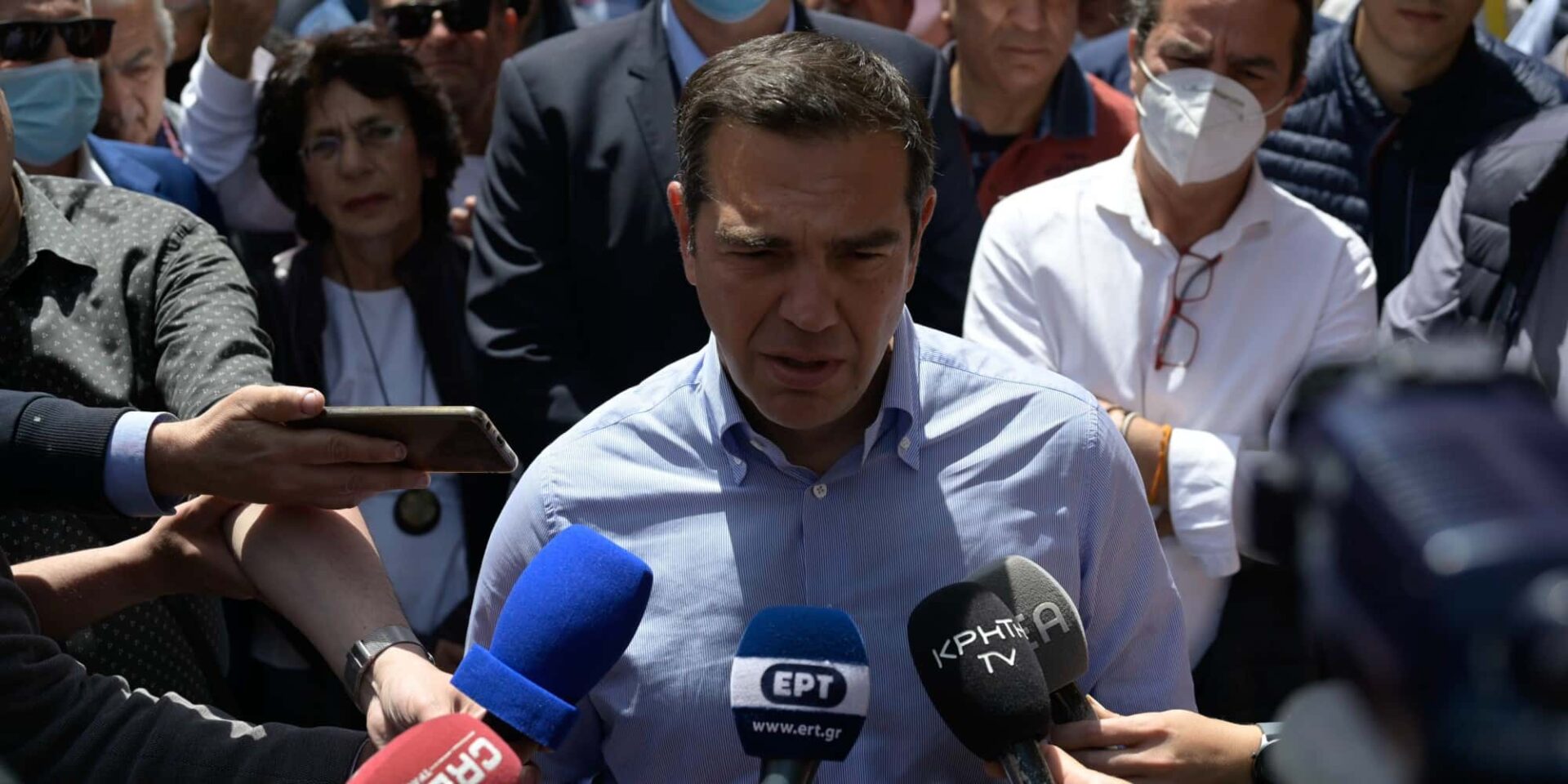 Ο Αλέξης Τσίπρας στα Χανιά