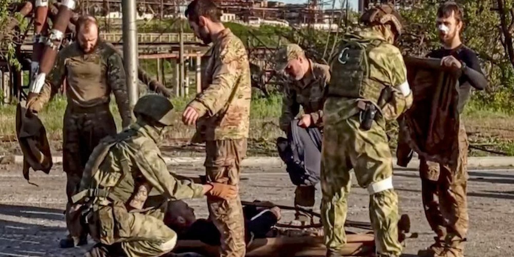 Στρατιώτες του Τάγματος Αζόφ στην Ουκρανία