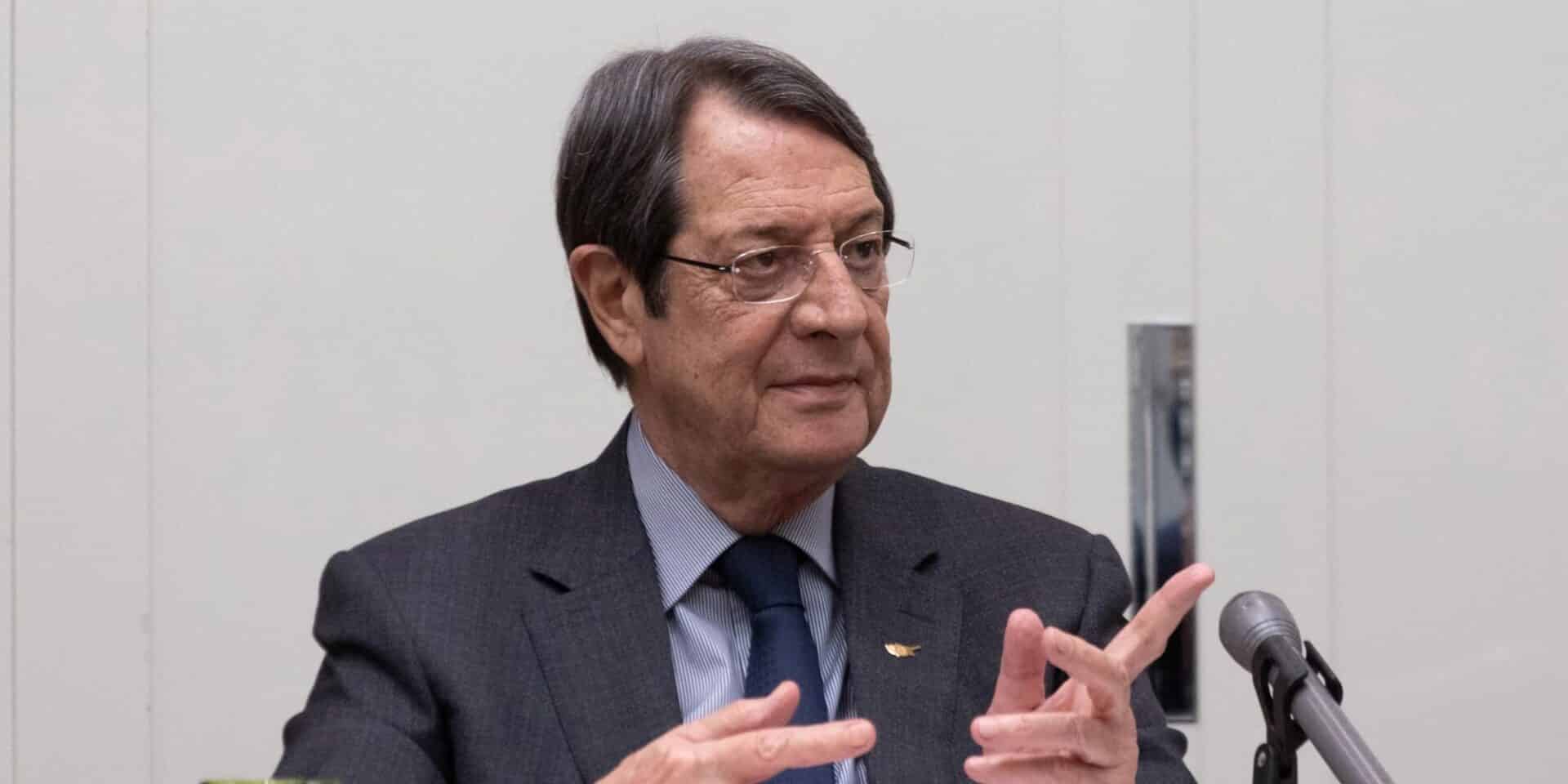 Ο πρόεδρος της Κύπρου, Νίκος Αναστασιάδης