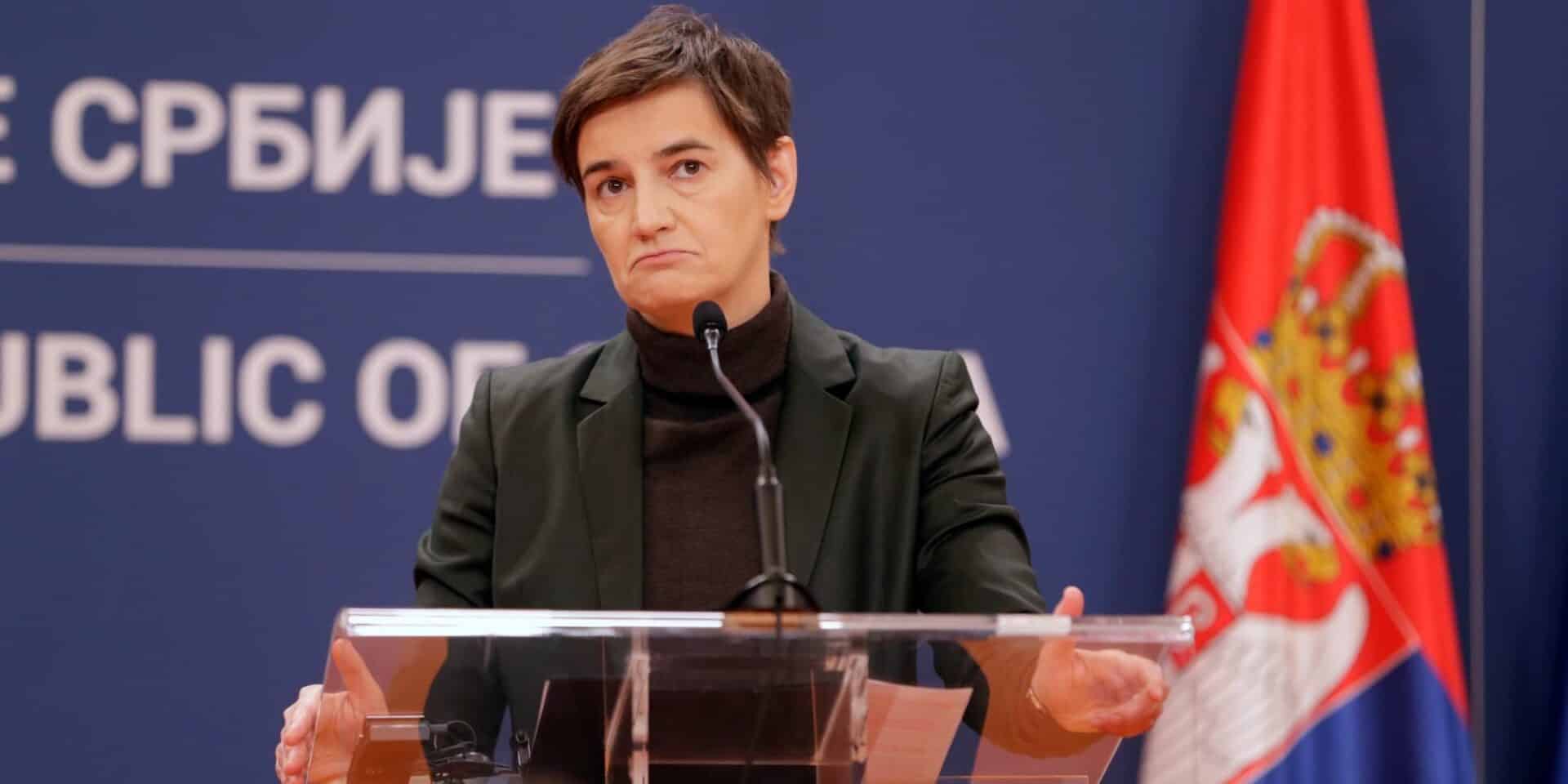 Η Άνα Μπρνάμπιτς στη Σερβία