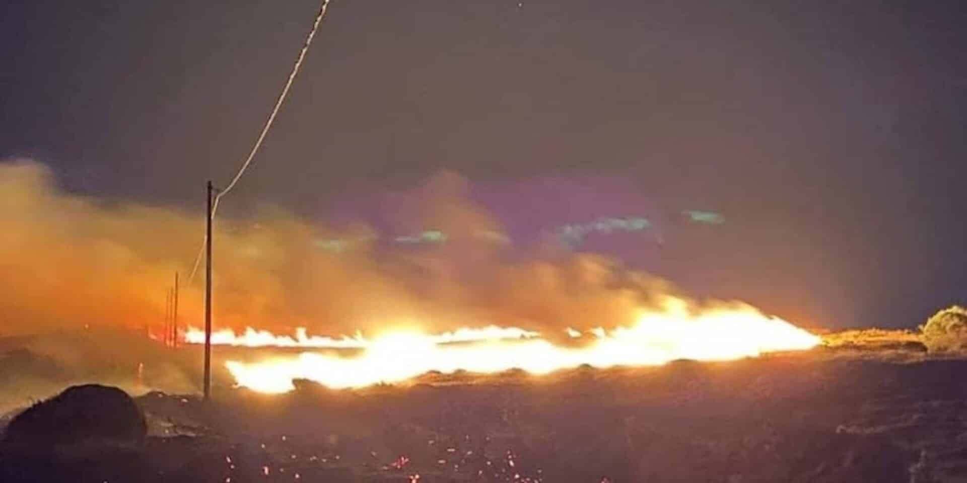 Φωτιά στην Πάρο