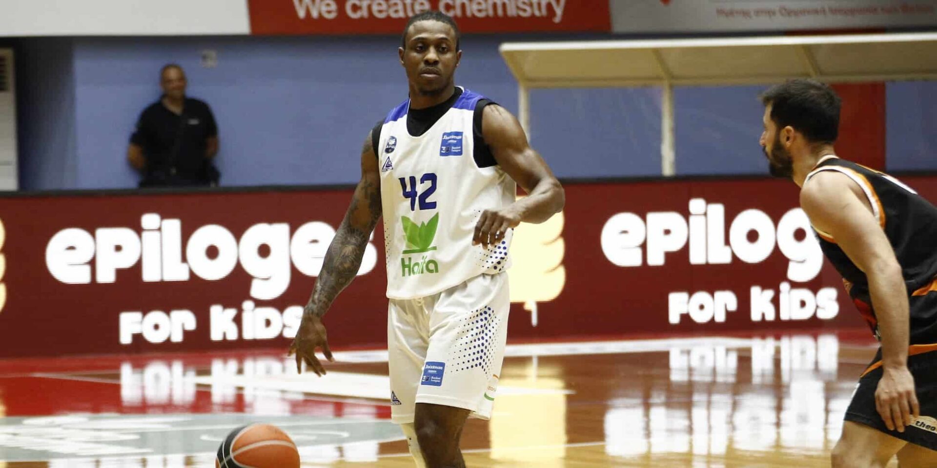 Φάση από το Λάρισα-Προμηθέας για την Basket League