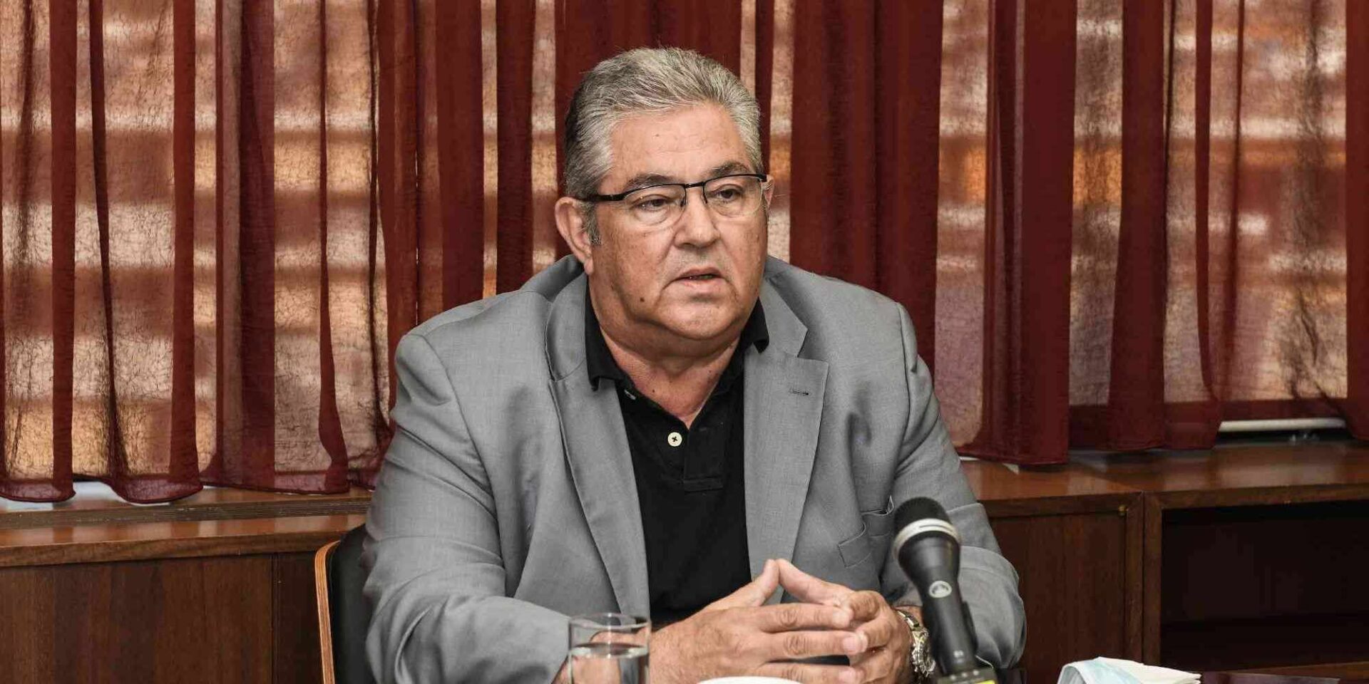 Ο Γενικός Γραμματέας του ΚΚΕ, Δημήτρης Κουτσούμπας