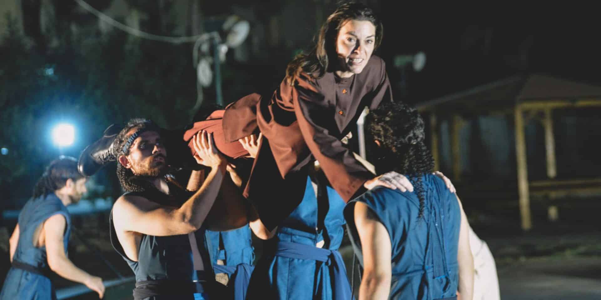 Σκηνή από την παράσταση «Φιλοκτήτης»