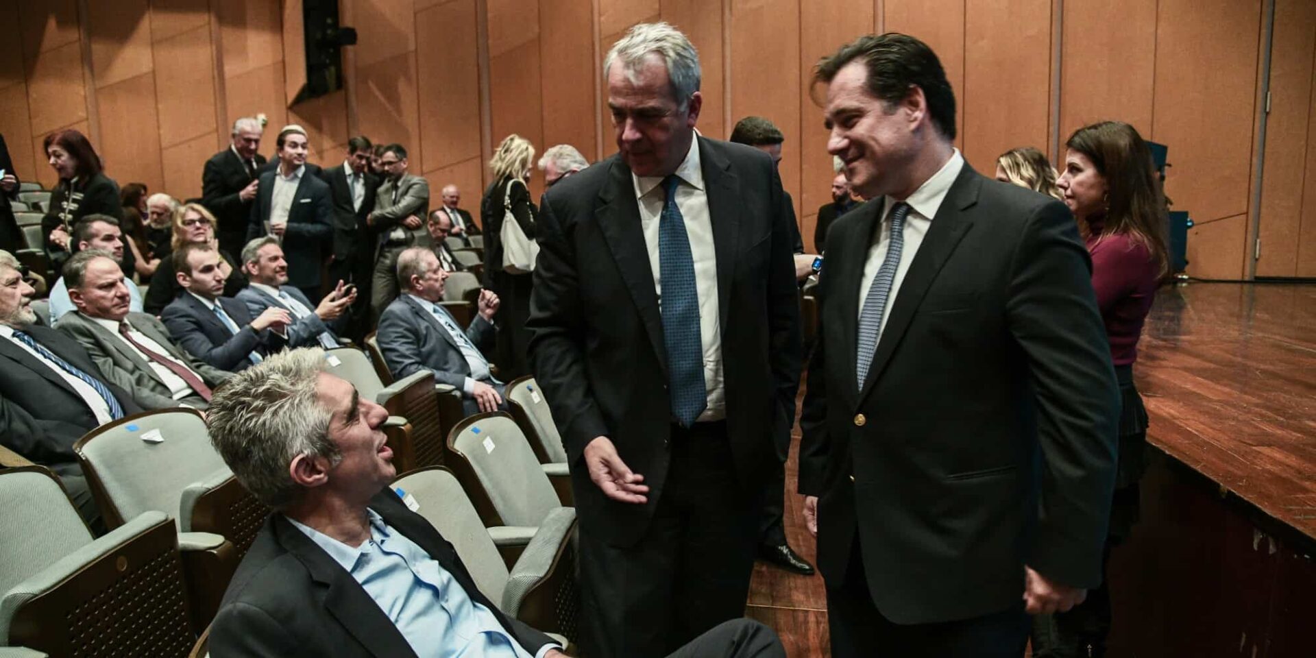 Γιώργος Τσίπρας, Μάκης Βορίδης και Άδωνις Γεωργιάδη