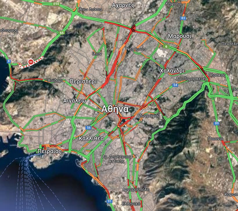 Κίνηση στην Αθήνα