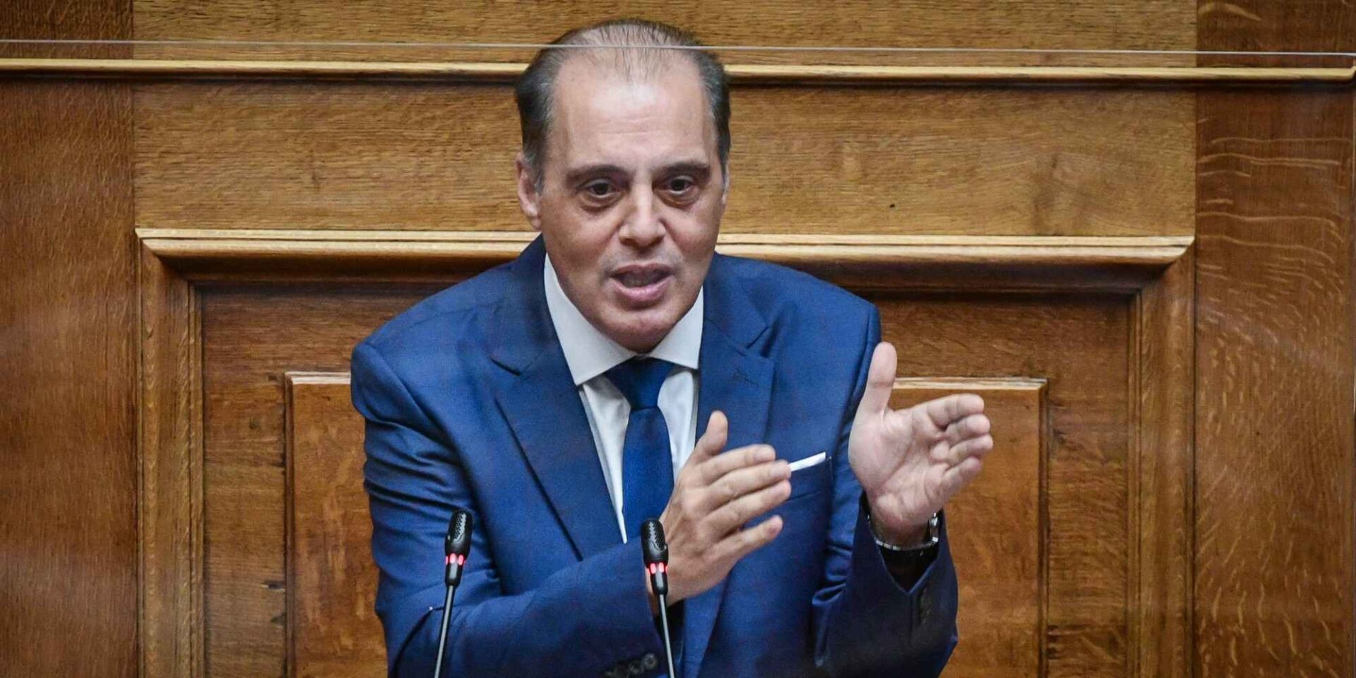 O πρόεδρος της Ελληνικής Λύσης Κυριάκος Βελόπουλος