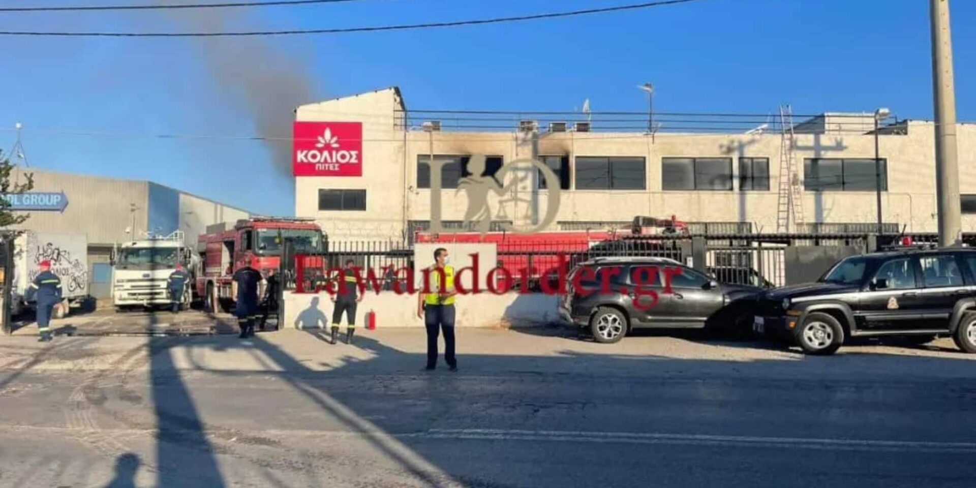 To σημείο της φωτιάς στη Μαγούλα