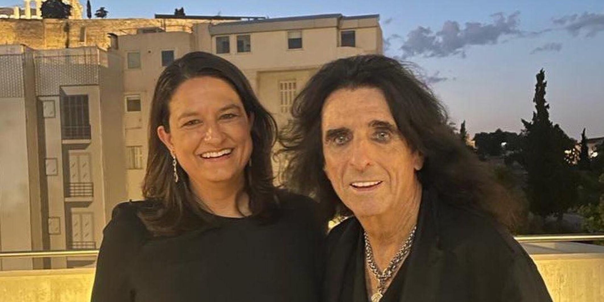 O Νίκη Κεραμέως με τον Alice Cooper