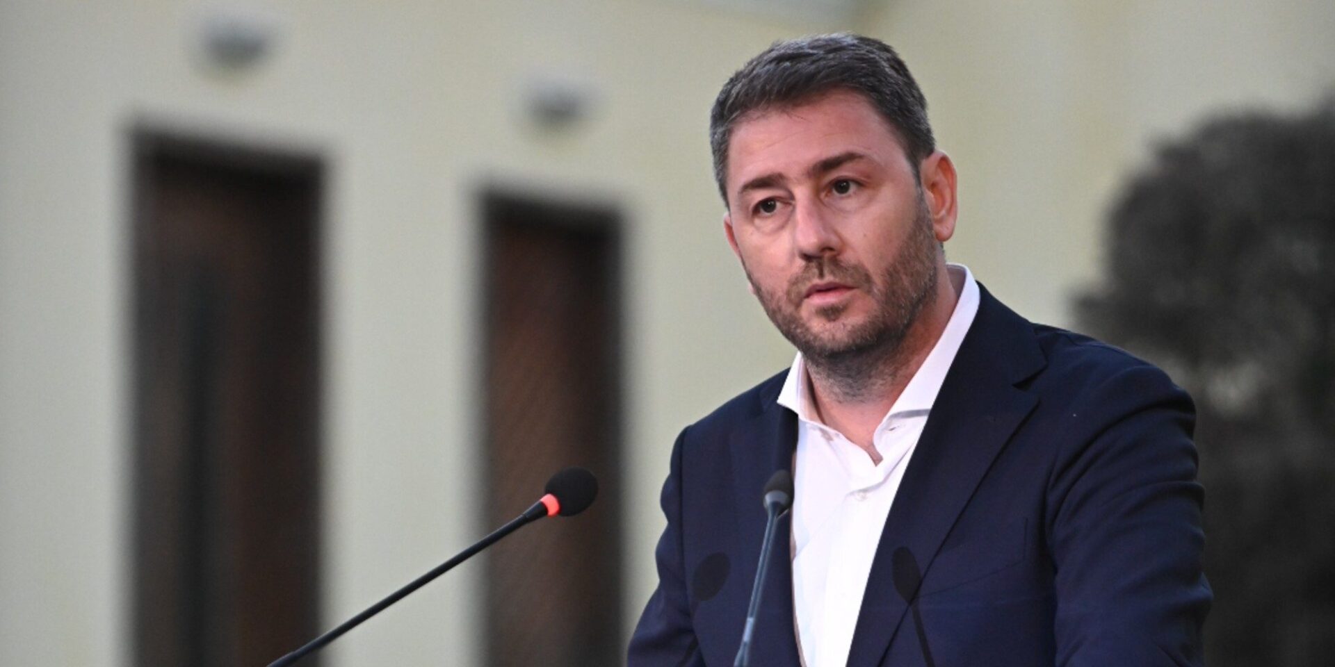 Ο πρόεδρος του ΠΑΣΟΚ Νίκος Ανδρουλάκης