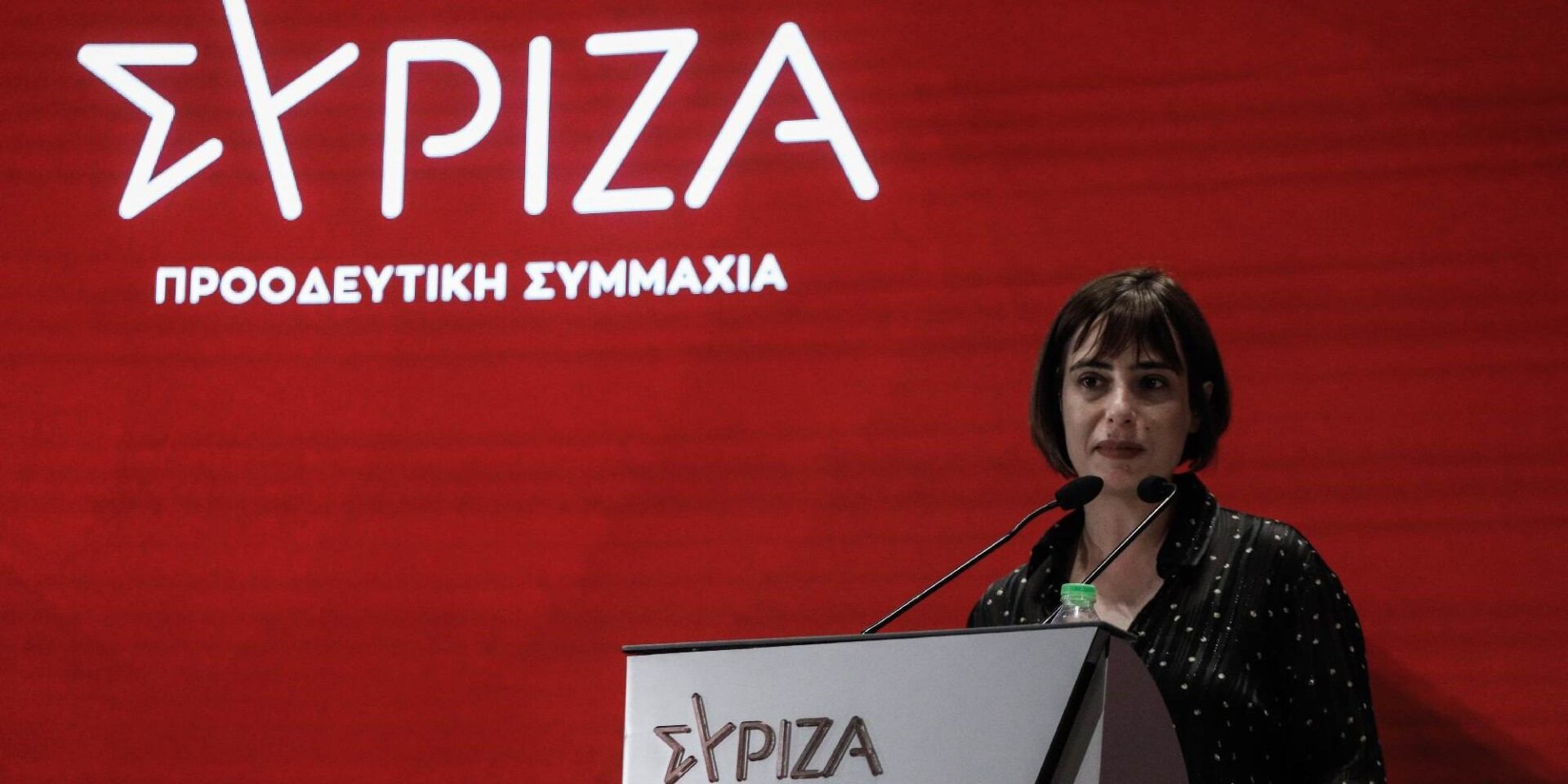 H γραμματέας του ΣΥΡΙΖΑ Ράνια Σβίγκου