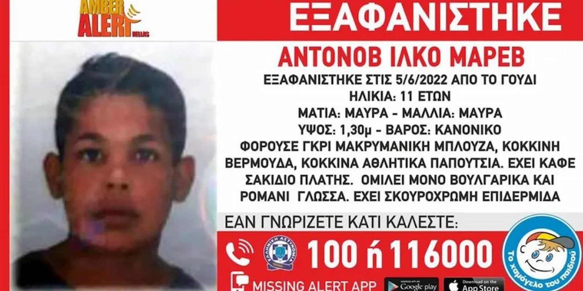 Εξαφάνιση ανηλίκου στο Γουδί