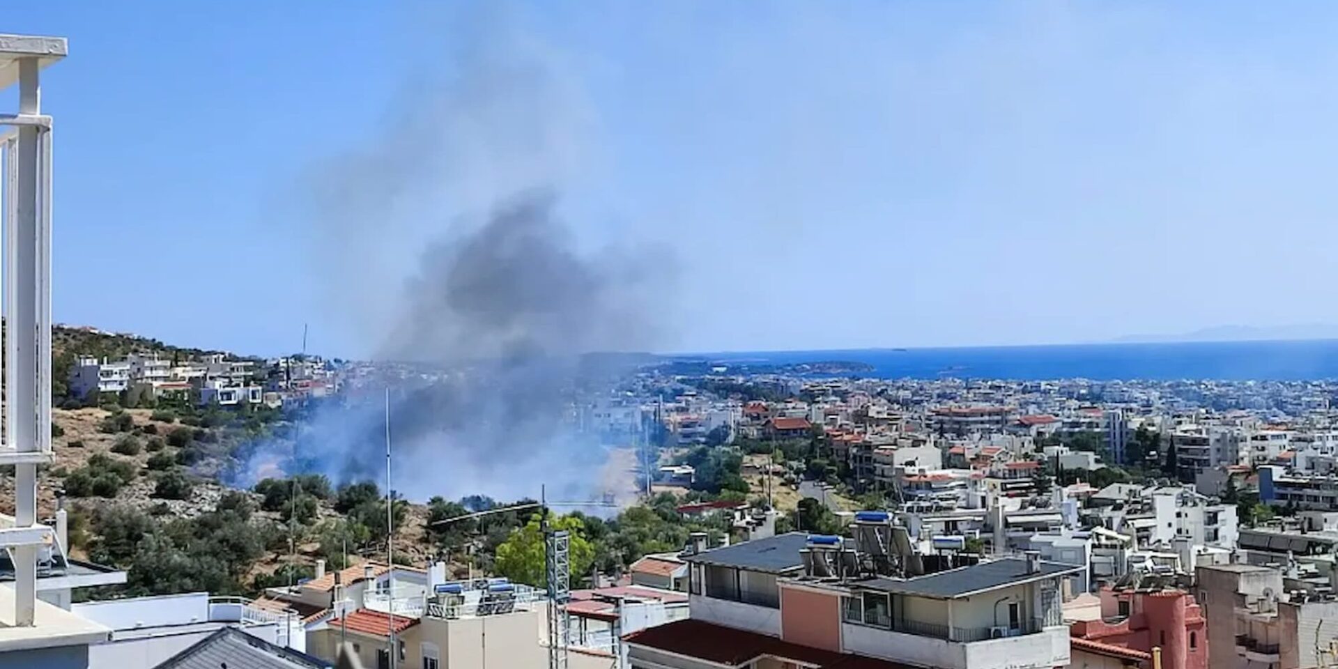 Η φωτιά στην Γλυφάδα