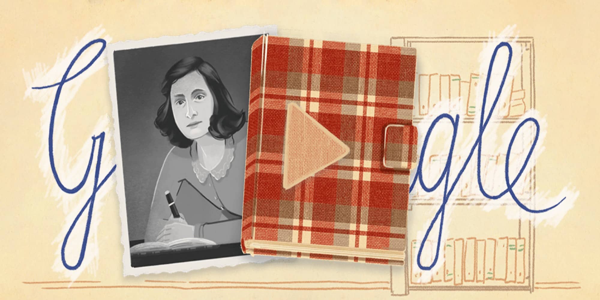 Η Google τιμά την Άννα Φρανκ με το σημερινό Doodle