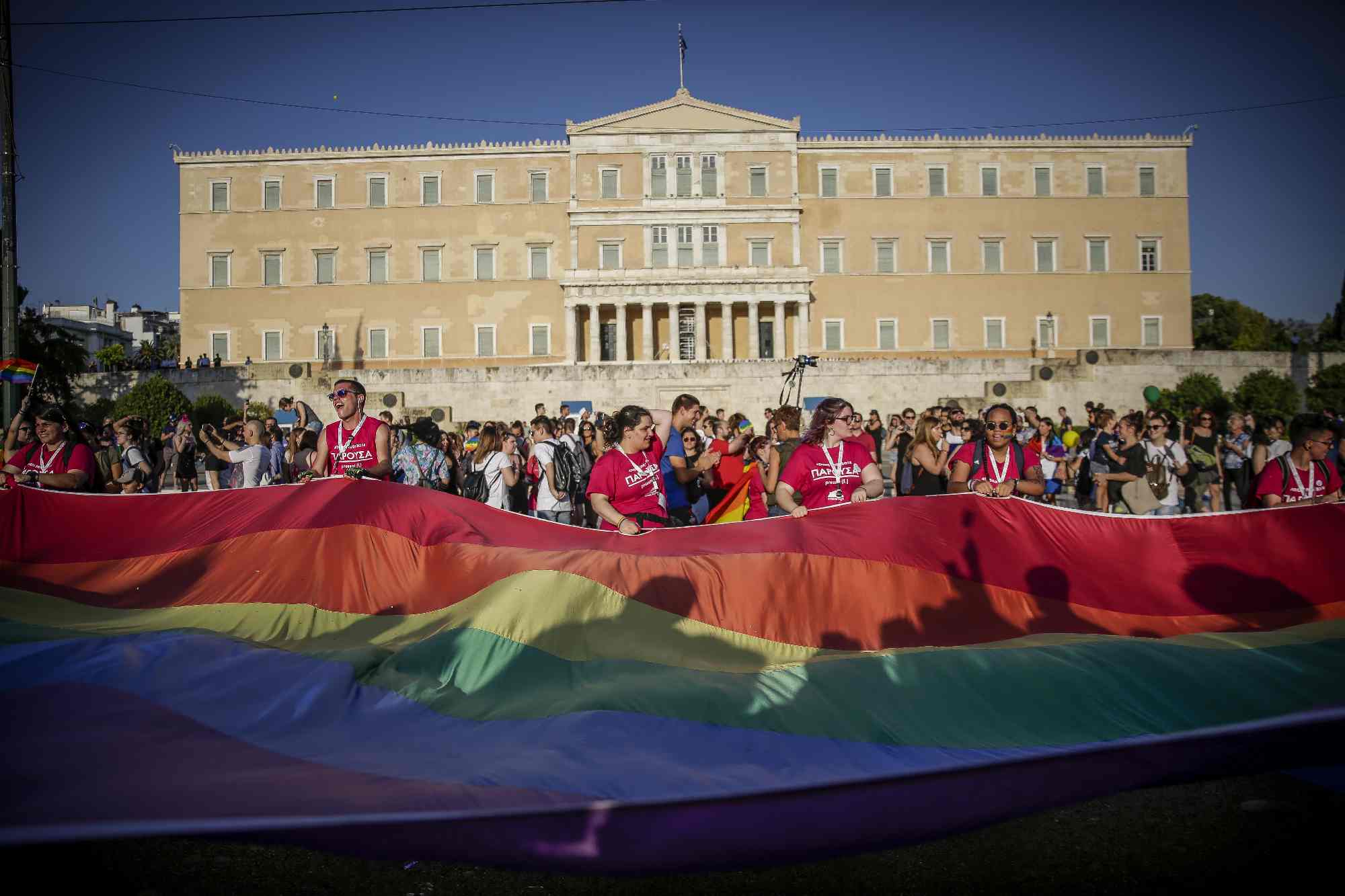 Παρέλαση Athens Pride στο Σύνταγμα