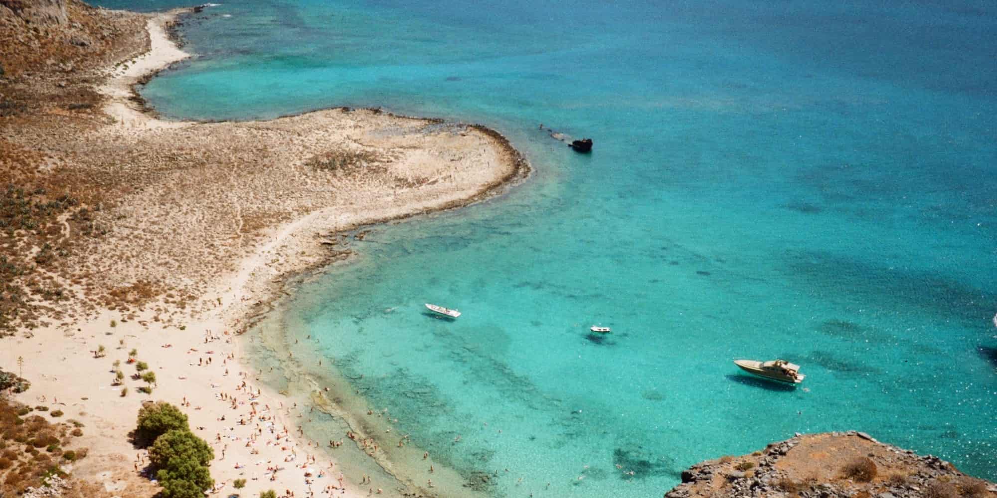 Η παραλία Μπάλος στην Κρήτη