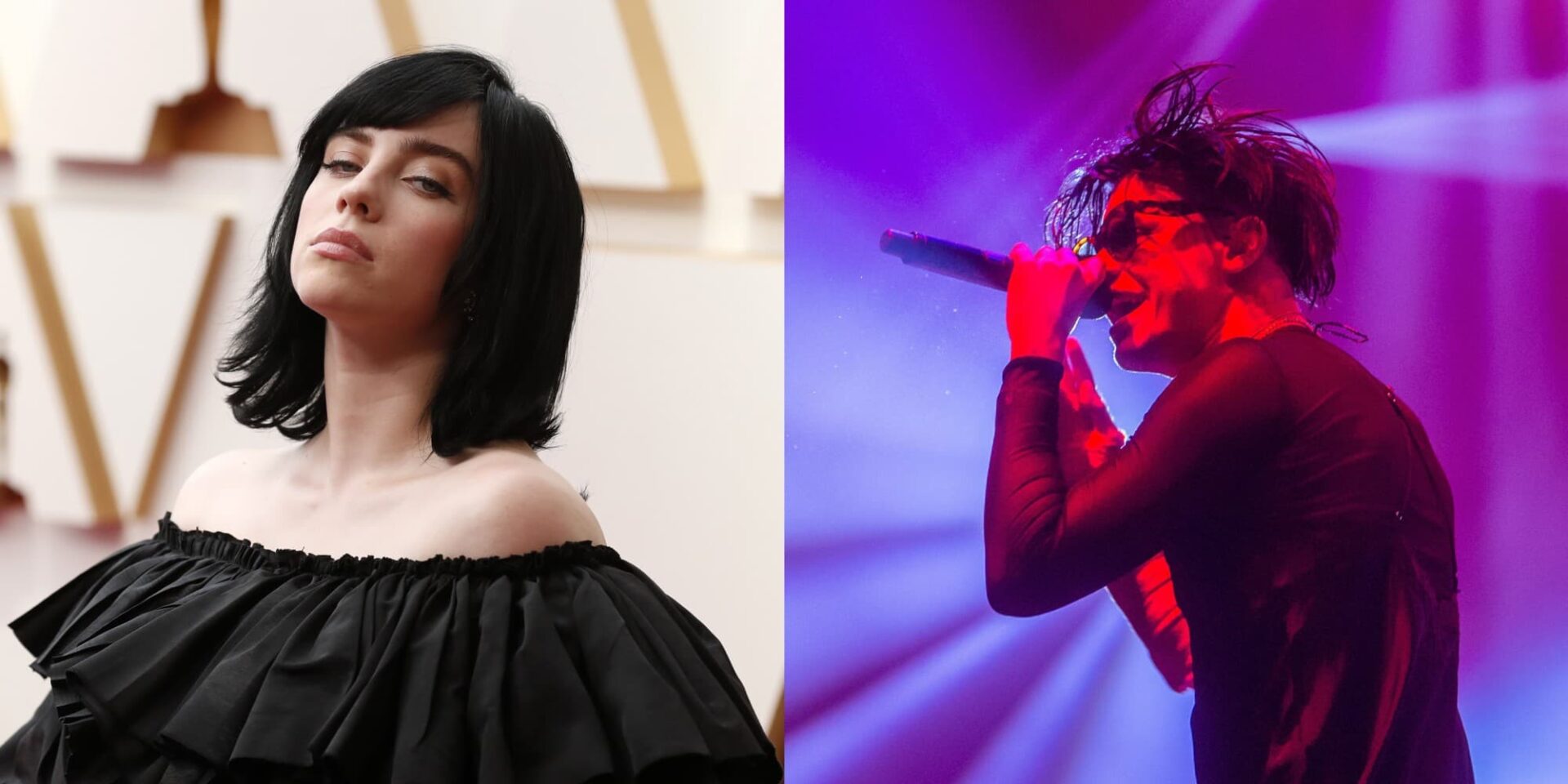Οι τραγουδιστές Billie Eilish και Yungblud