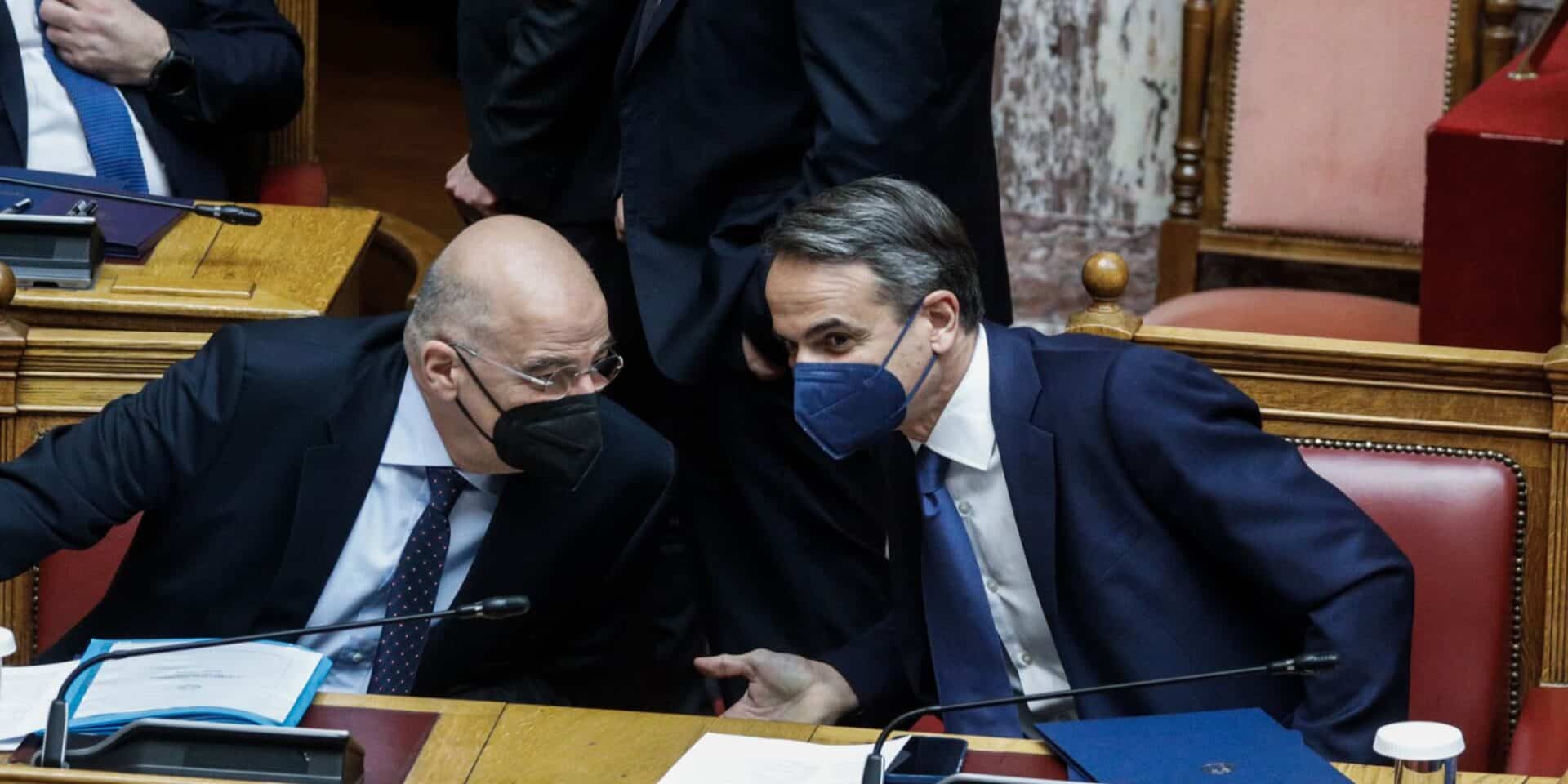 Νίκος Δένδιας με Κυριάκο Μητσοτάκη