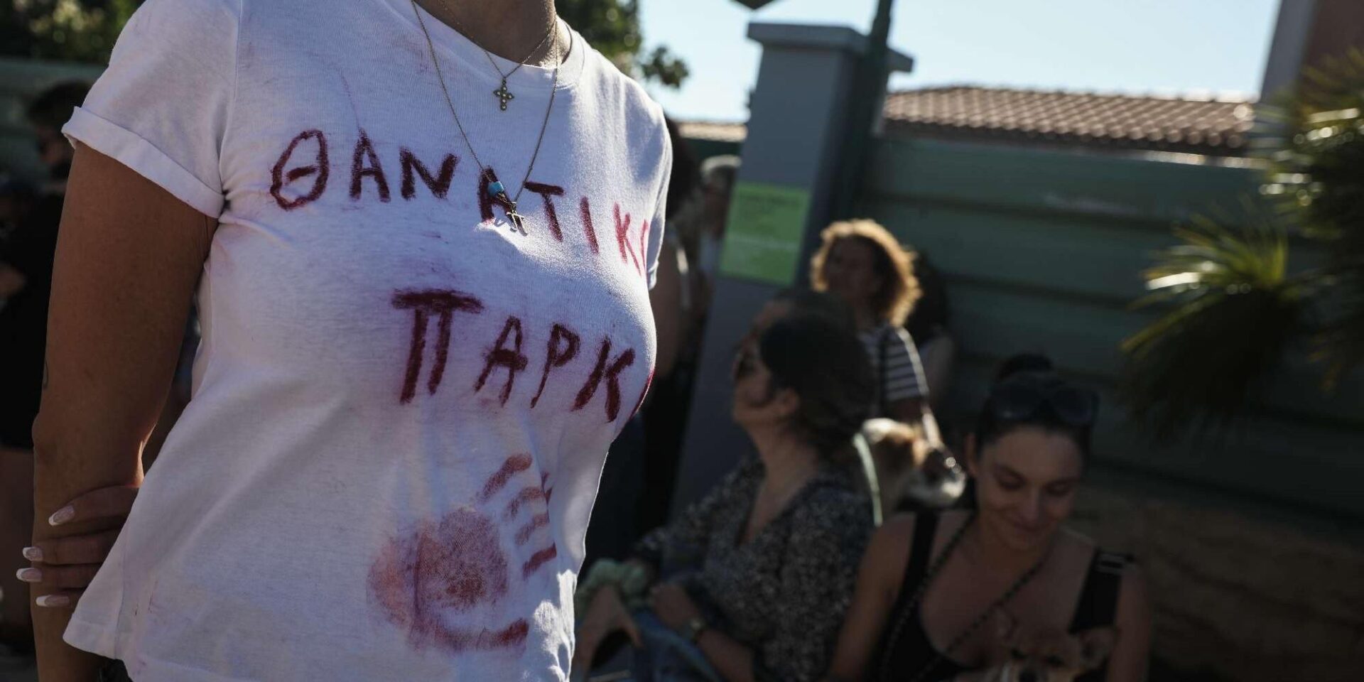 Διαμαρτυρία στο Ζωολογικό Πάρκο για τη θανάτωση του χιμπατζή