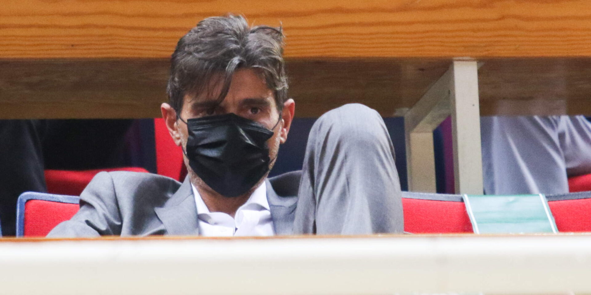 Ο μεγαλομέτοχος της ΚΑΕ ΠΑΟ, Δημήτρης Γιαννακόπουλος στο γήπεδο