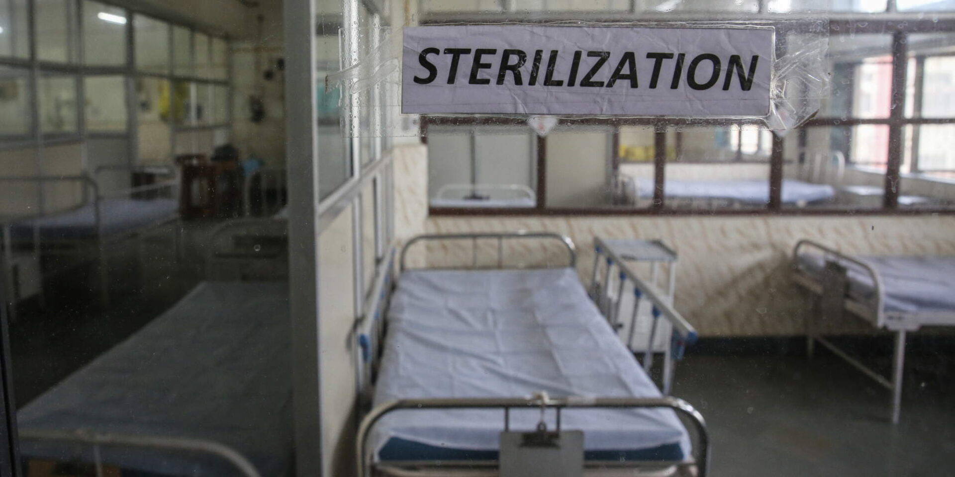 Αποστειρωμένος υγειονομικός χώρος για την ευλογιά των πιθήκων