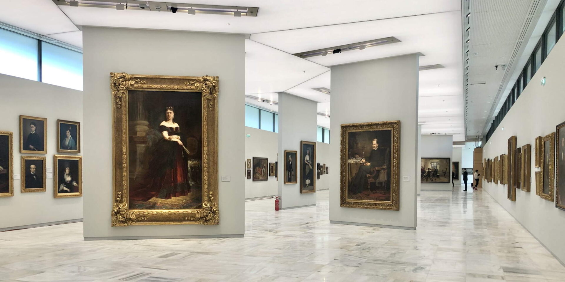 Εικόνα από το εσωτερικό της Εθνικής Πινακοθήκης