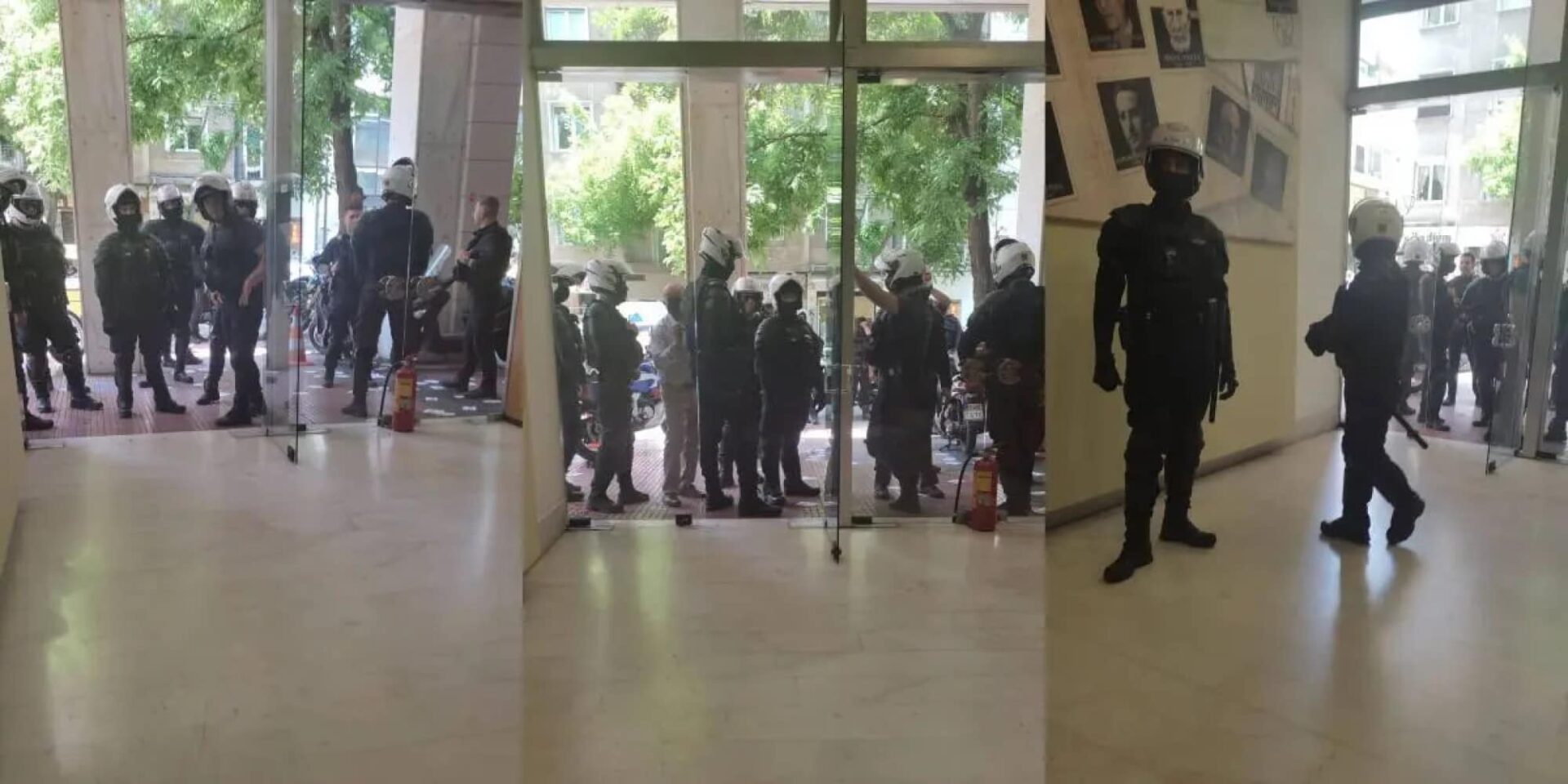 Αστυνομικοί στην ΕΣΗΕΑ