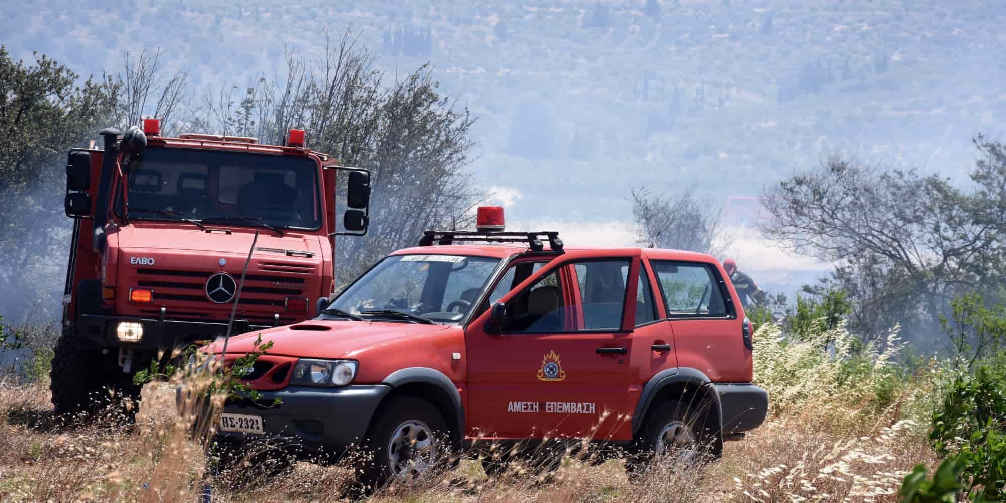 Δυνάμεις της Πυροσβεστικής σε φωτιά στο Άργος