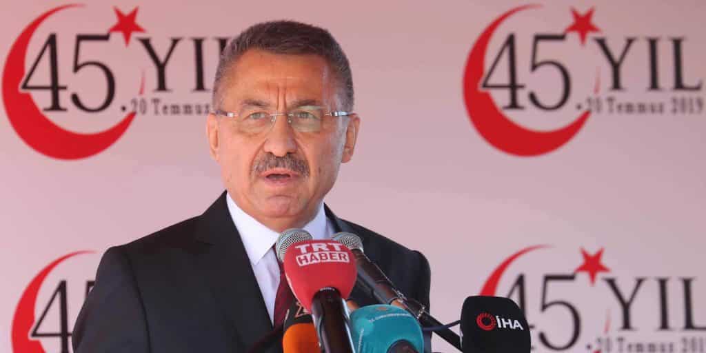 Ο αντιπρόεδρος της Τουρκίας, Φουάτ Οκτάι