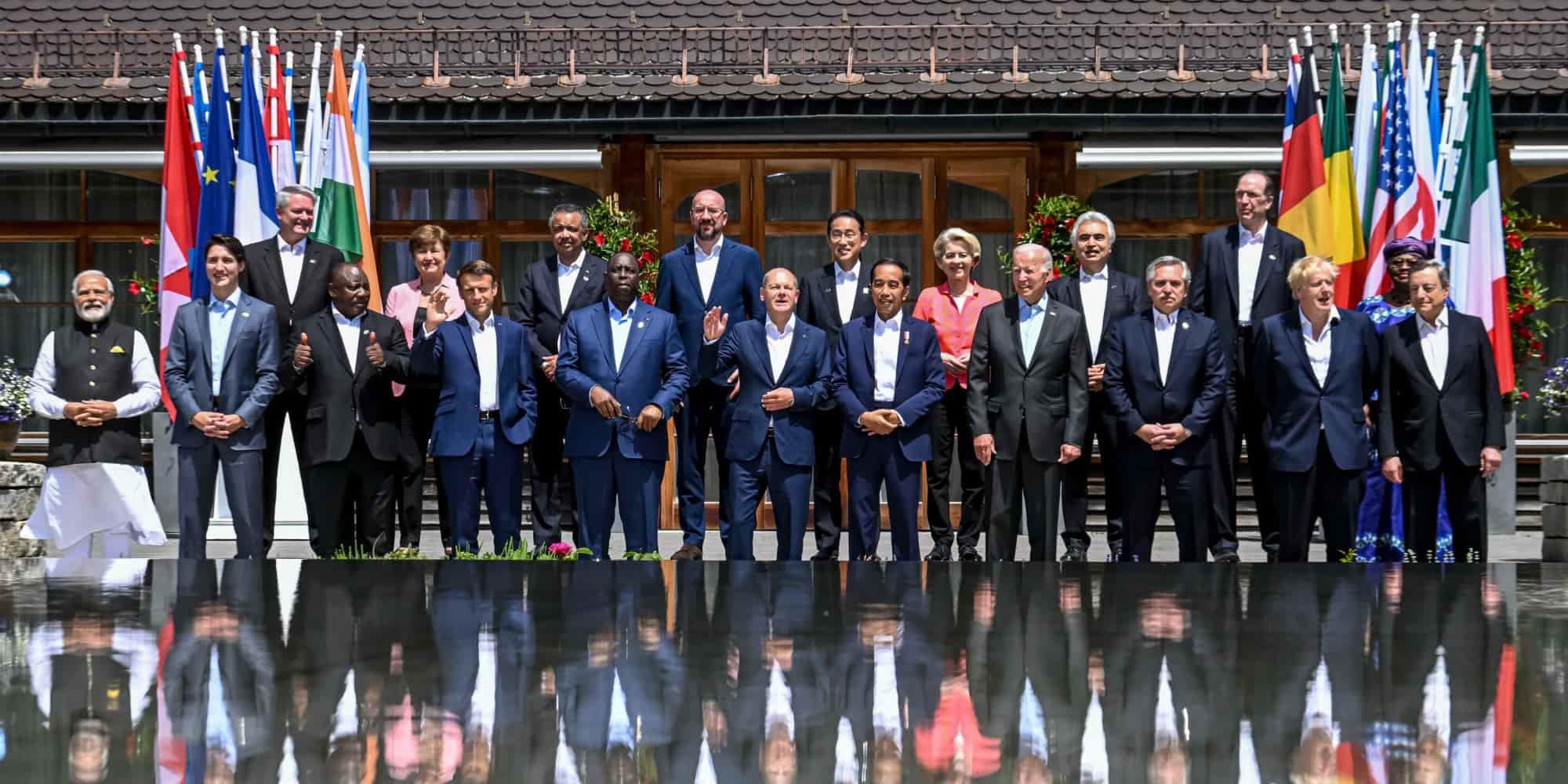 Οι ηγέτες των χωρών της Ομάδας των 7 (G7)
