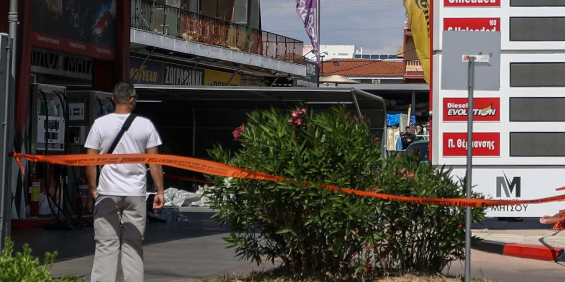 Το βενζινάδικο που έγινε η δολοφονία στον Γέρακα