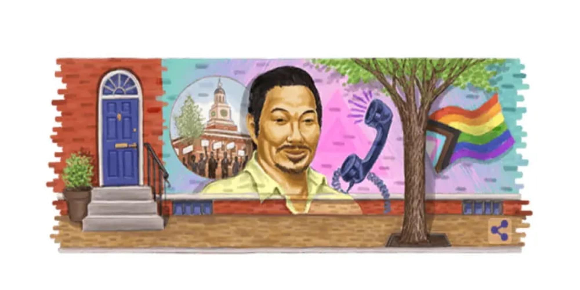Το Google Doodle τιμά τον ακτιβιστή Kiyoshi Kuromiya