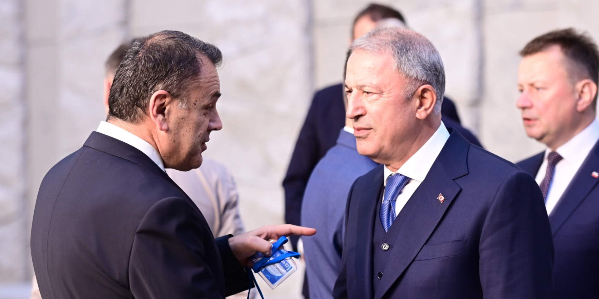 Συνάντηση Νίκου Παναγιωτόπουλο με τον Τούρκο ομόλογό του Χουλουσί Ακάρ