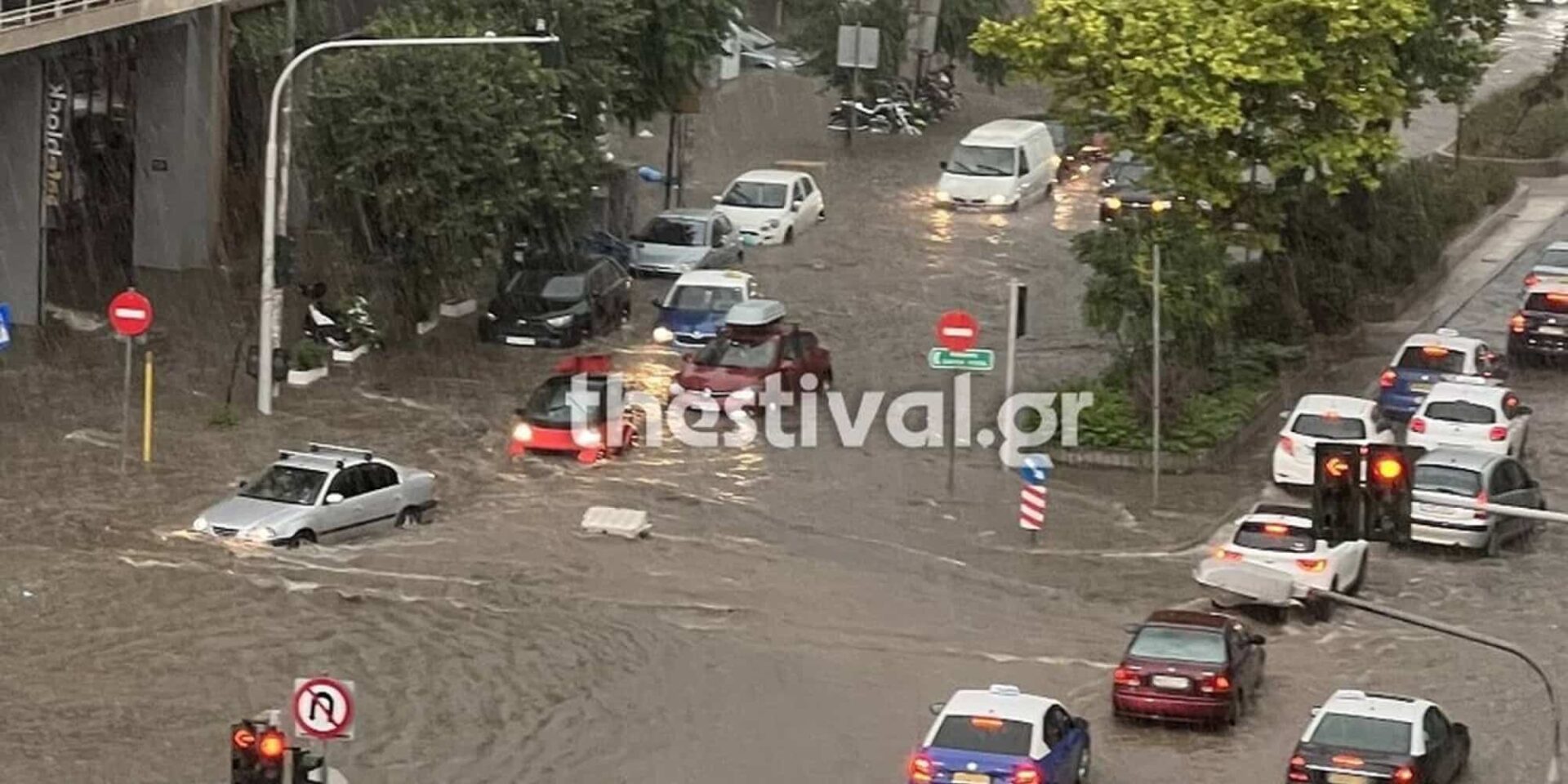 Πλημμύρες στη Θεσσαλονίκη