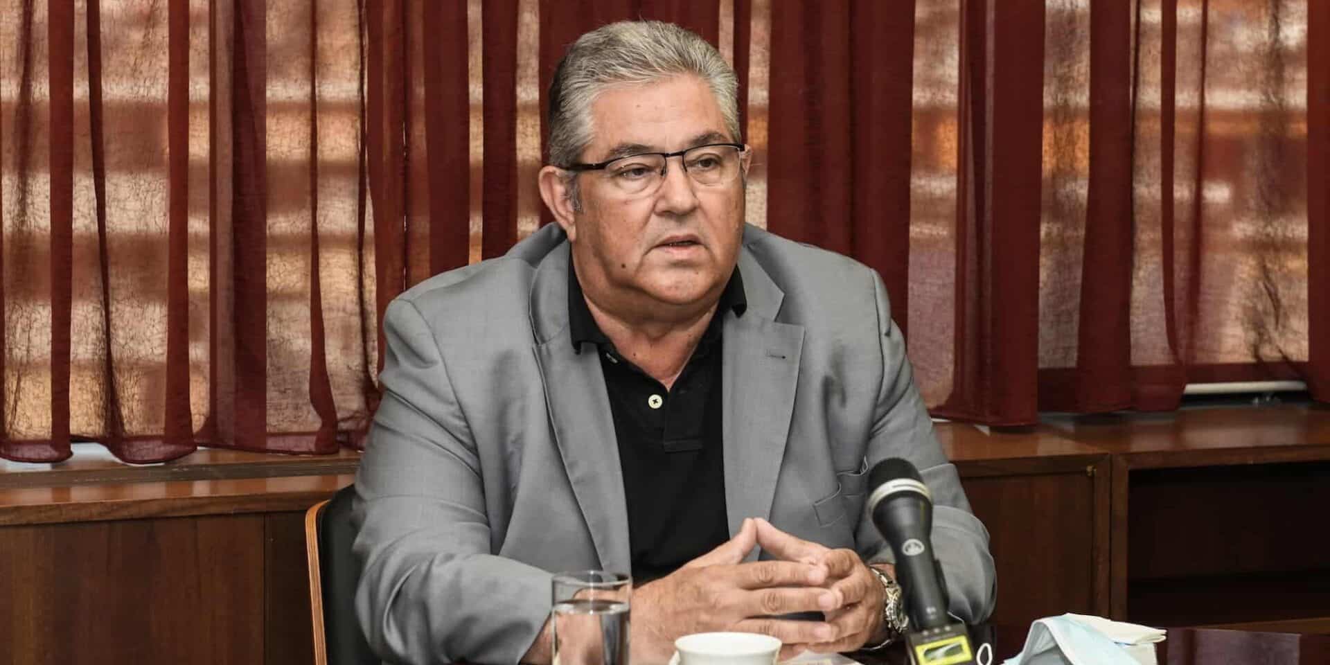 Ο ΓΓ του ΚΚΕ Δημήτρης Κουτσούμπας
