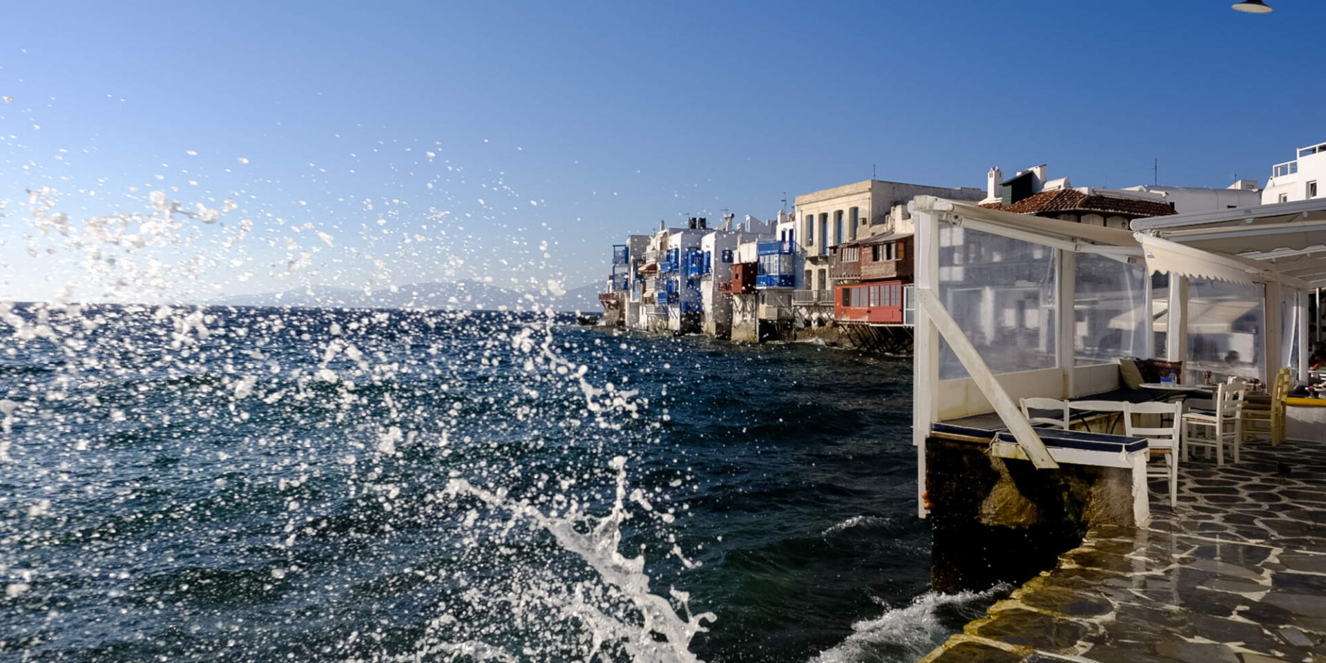 Μύκονος, εικόνα από τη Μικρή Ελβετία στο νησί