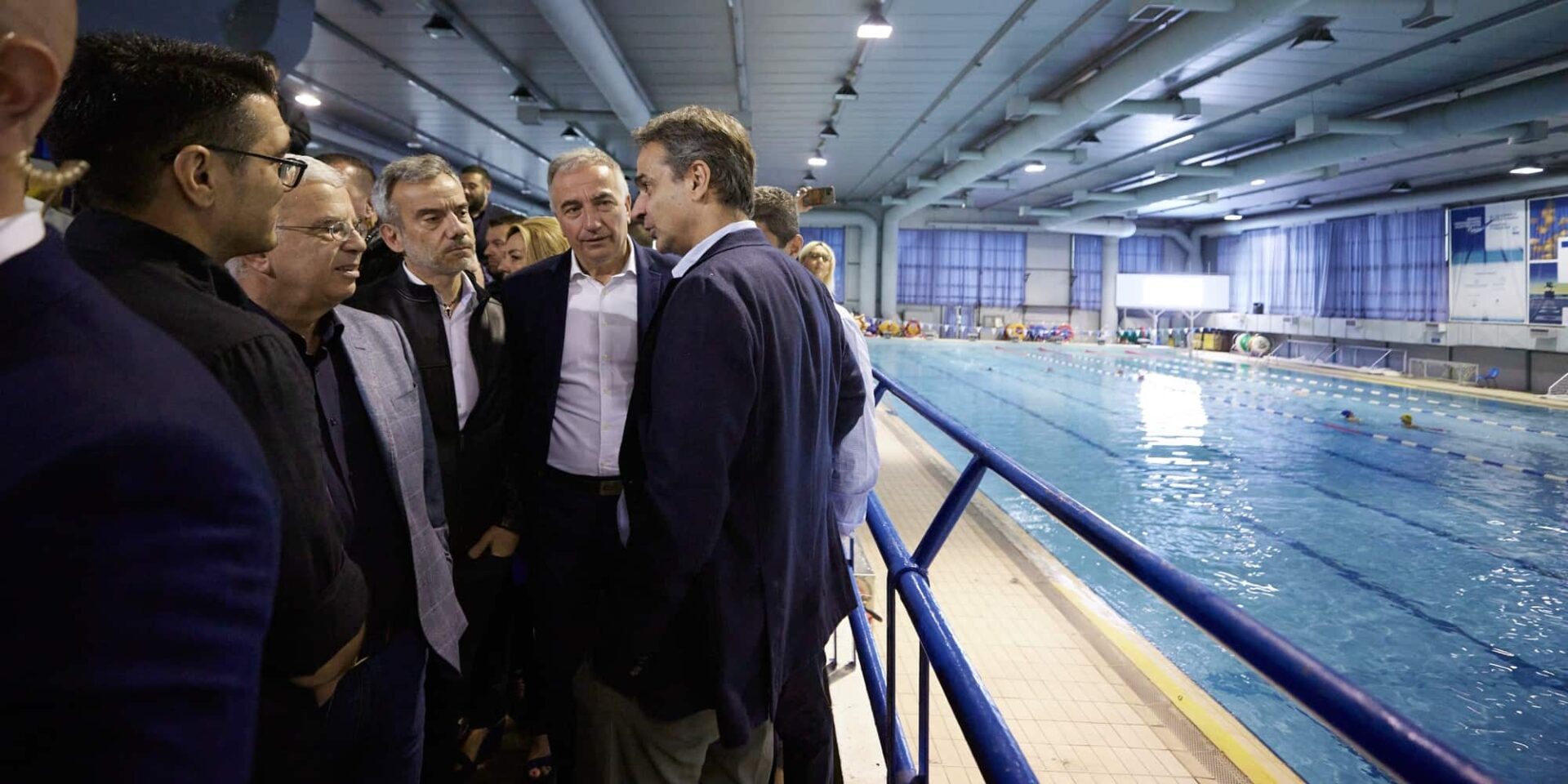 Ο πρωθυπουργός, Κυριάκος Μητσοτάκης στη Θέρμη
