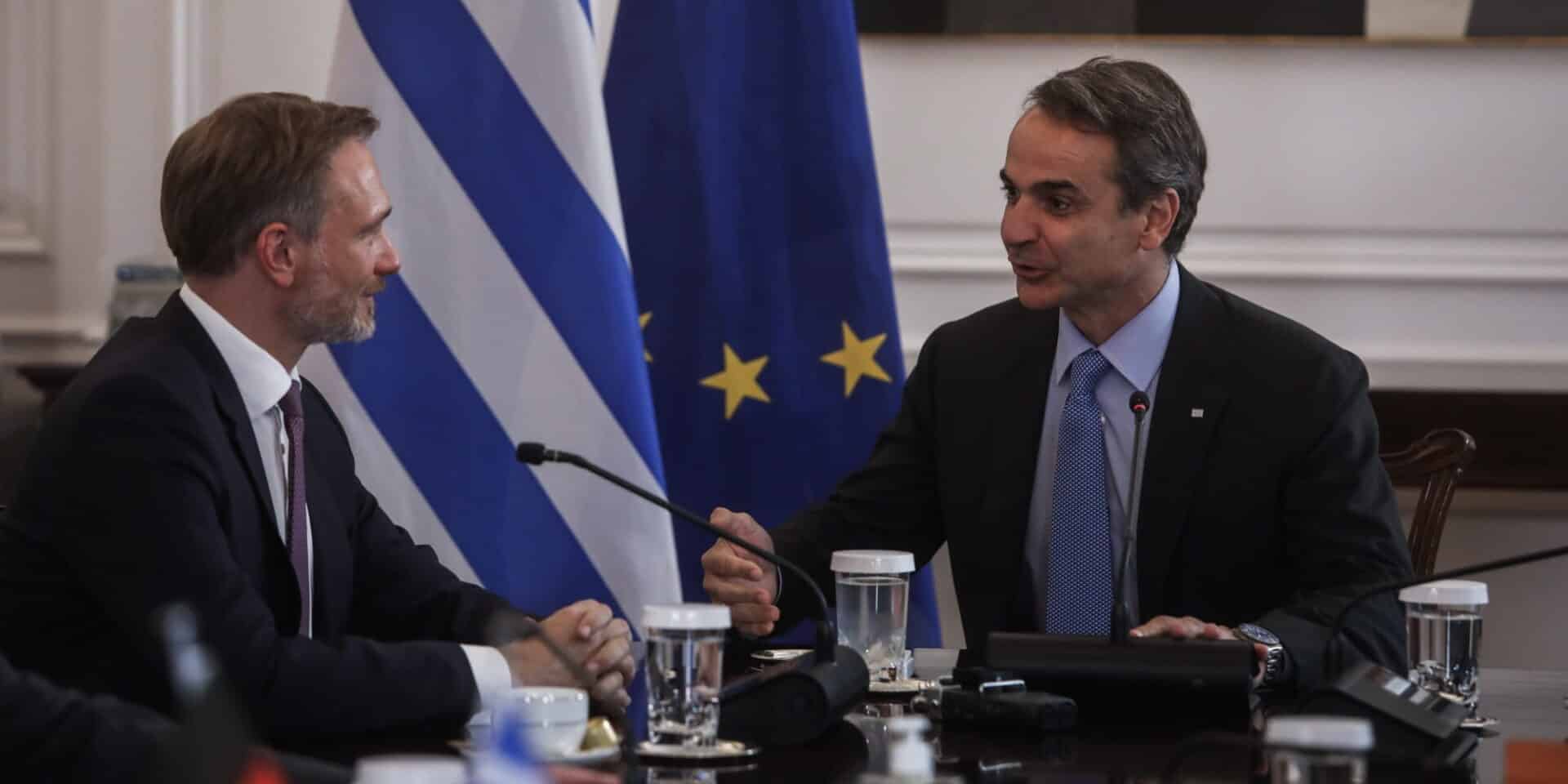 Ο Κυριάκος Μητσοτάκης συναντήθηκε με τον Γερμανό ΥΠΟΙΚ