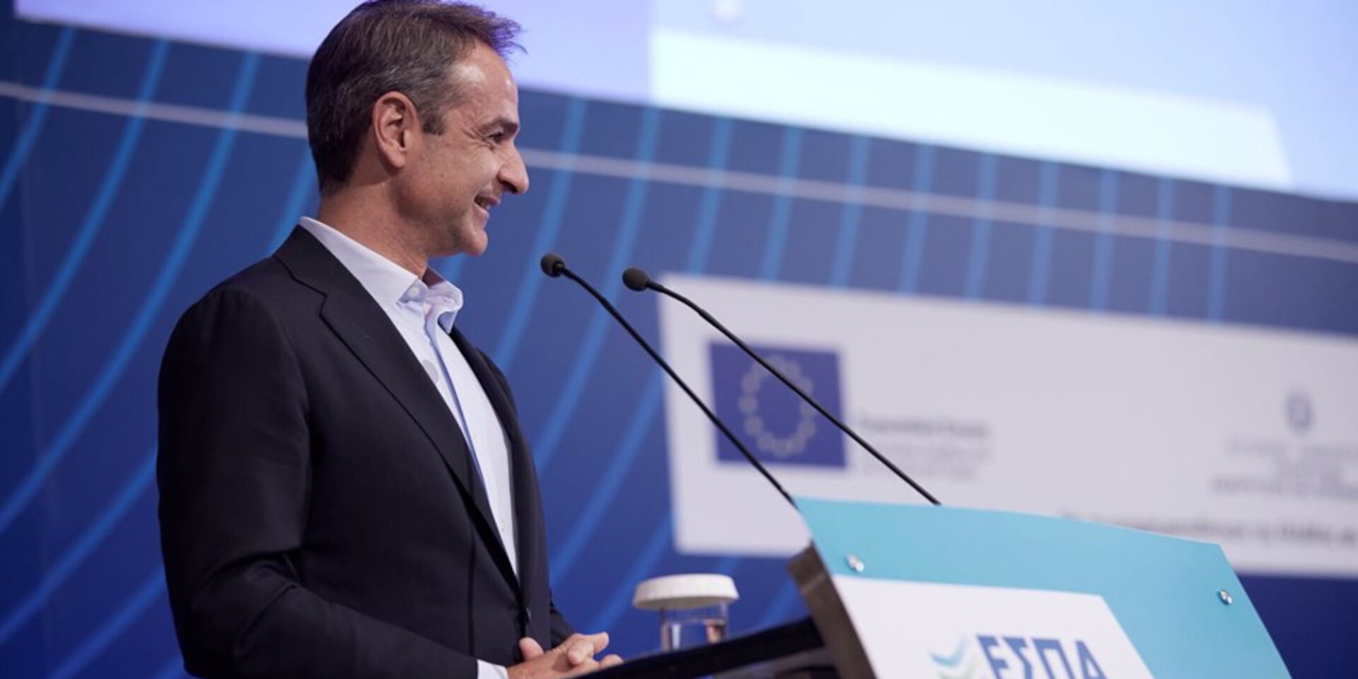 Ο Κυριάκος Μητσοτάκης στο Συνέδριο ΕΣΠΑ