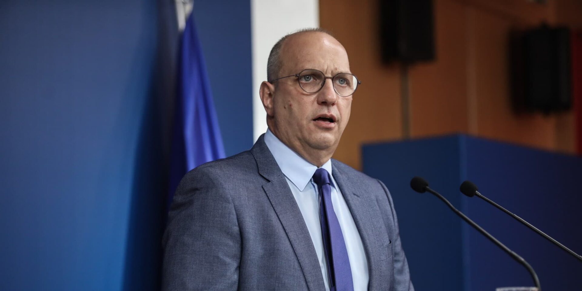 O κυβερνητικός εκπρόσωπος Γιάννης Οικονόμου