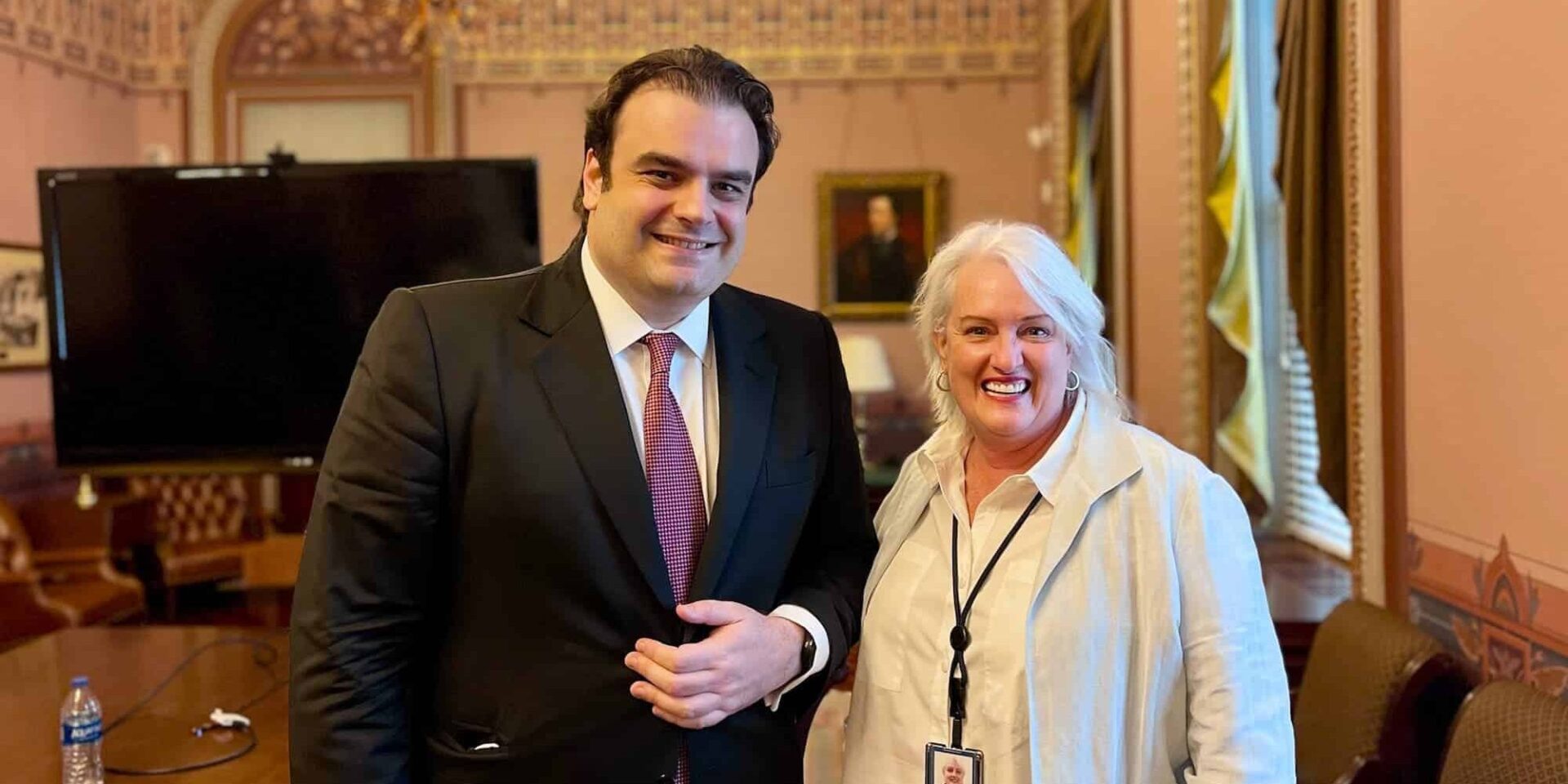 Ο Κυριάκος Πιερρακάκης στις ΗΠΑ