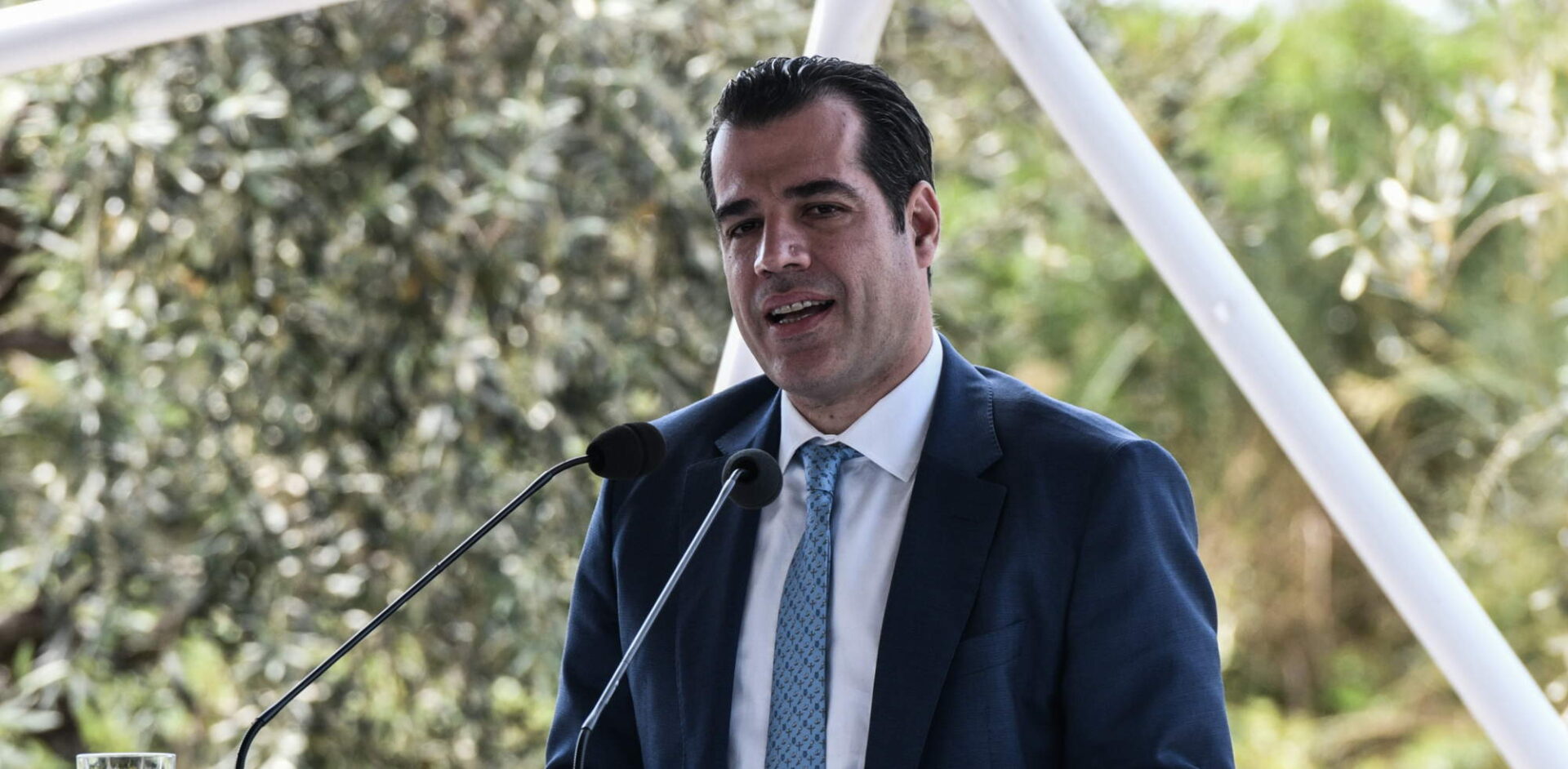 Ο υπουργός Υγείας, Θάνος Πλεύρης