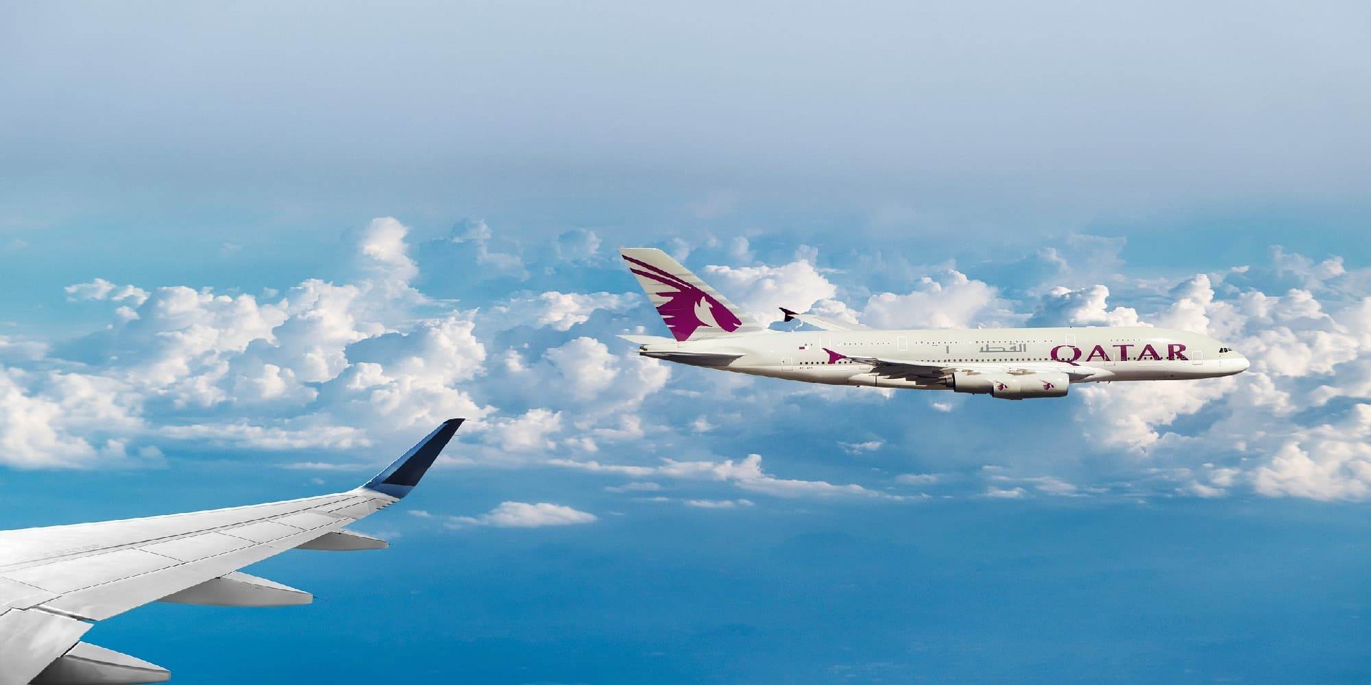 Στους αιθέρες αεροπλάνο της Qatar Airways