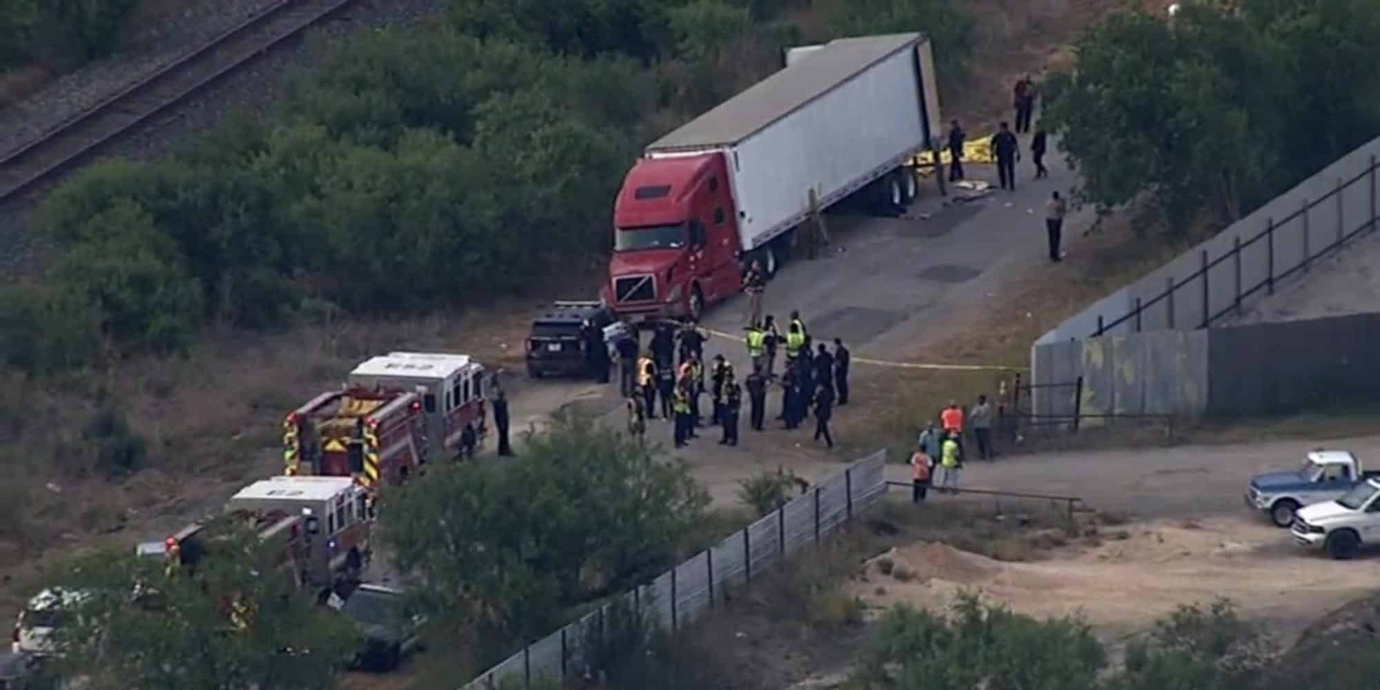 Το φορτηγό με τους νεκρούς μετανάστες στο Σαν Αντόνιο του Τέξας
