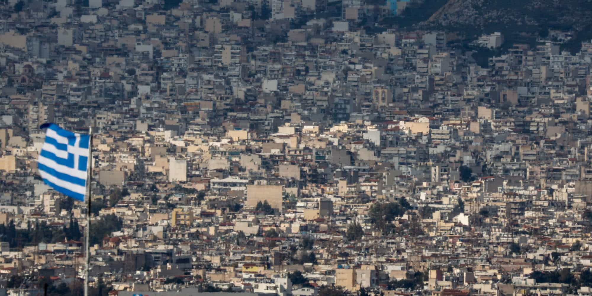 Πανοραμική εικόνα του λεκανοπεδίου στην Αθήνα
