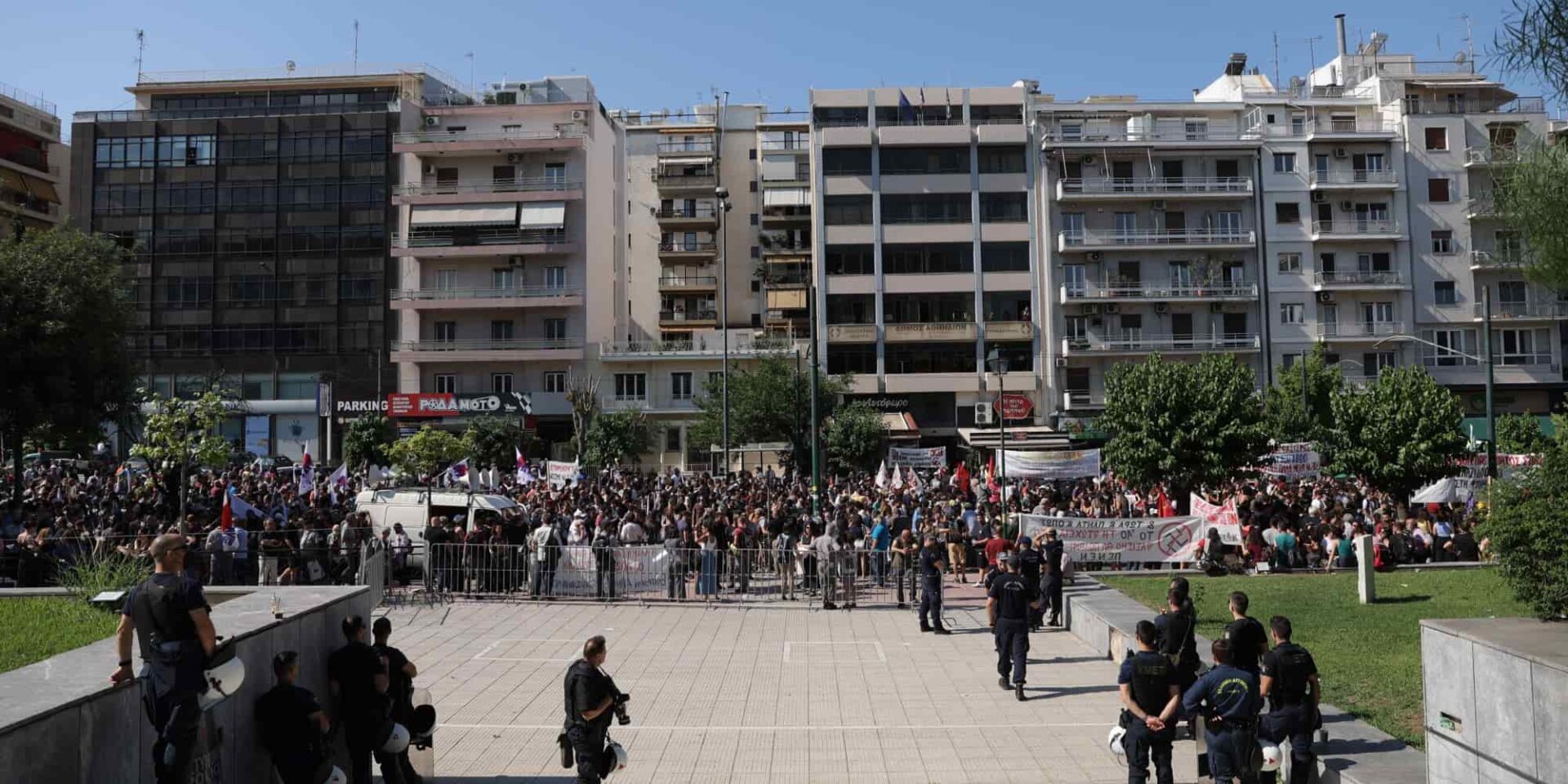Αντιφασιστικό συλλαλητήριο έξω από το Εφετείο για τη δίκη της Χρυσής Αυγής